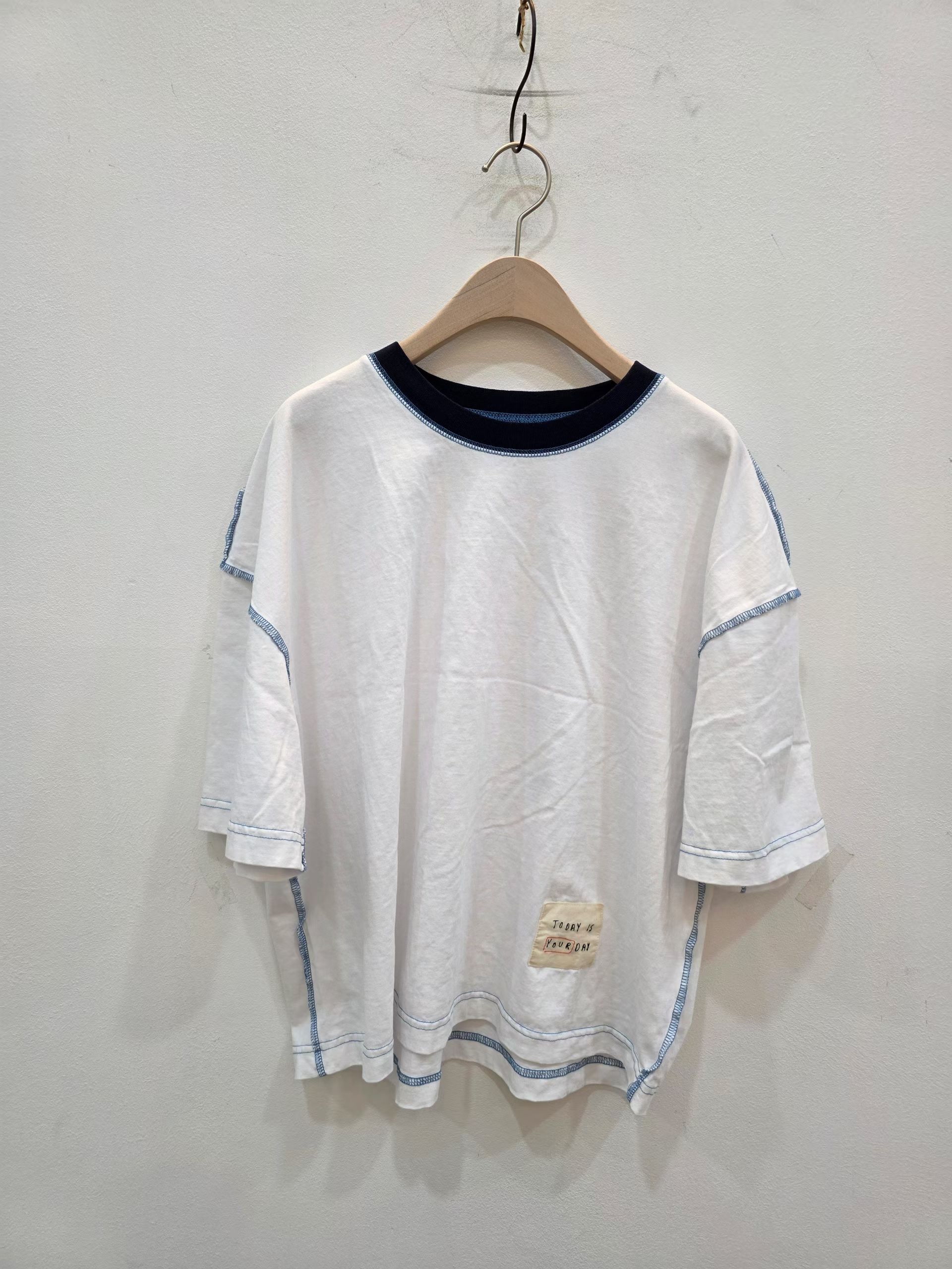 DA OX 返骨撞色tee