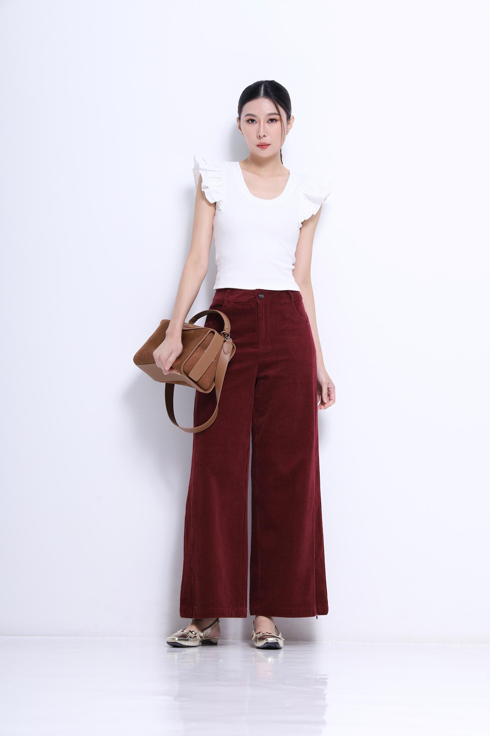 CP1626 VELVET LONG PANT