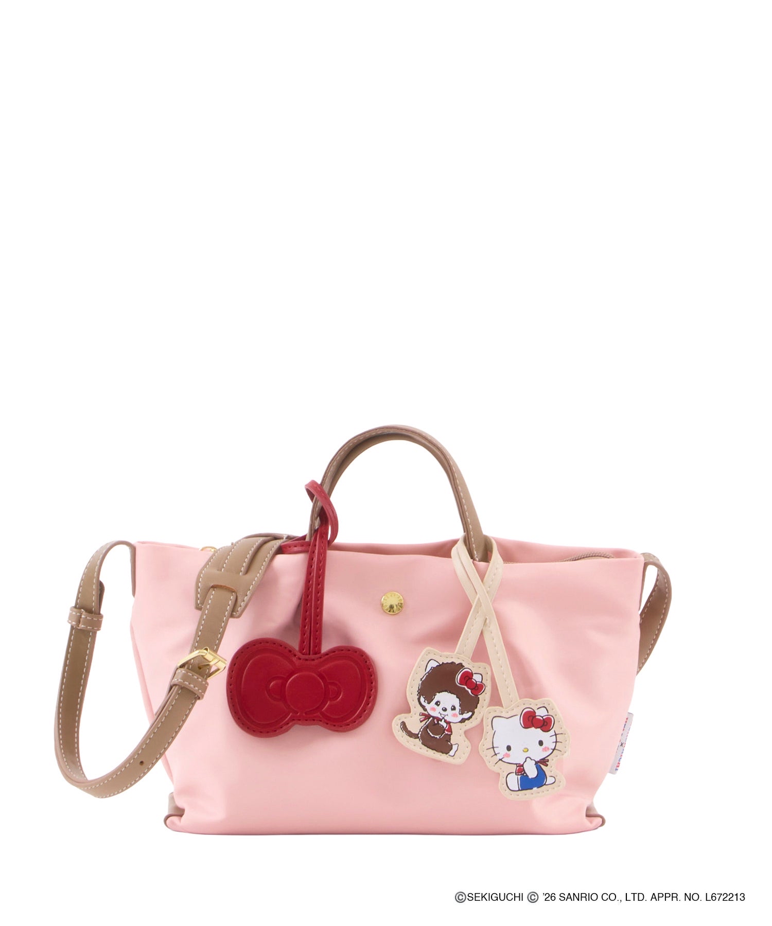 🎀【預訂】Monchhichi × Hello Kitty Charm mini bag P