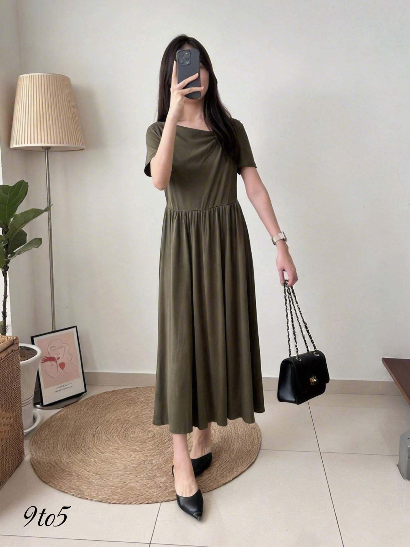 D2341 One-Shoulder Dress - 4 Colors 