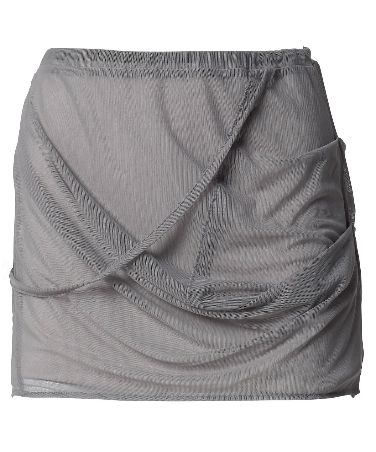 🇰🇷訂購｜FLARE UP 26SS｜Draped Mesh Layered Mini Skirt 2色 