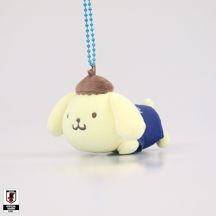 🌸 【預訂】Pompompurin 公仔掛飾(趴) - Sanrio x Japan National Football Team Ver. 2026
