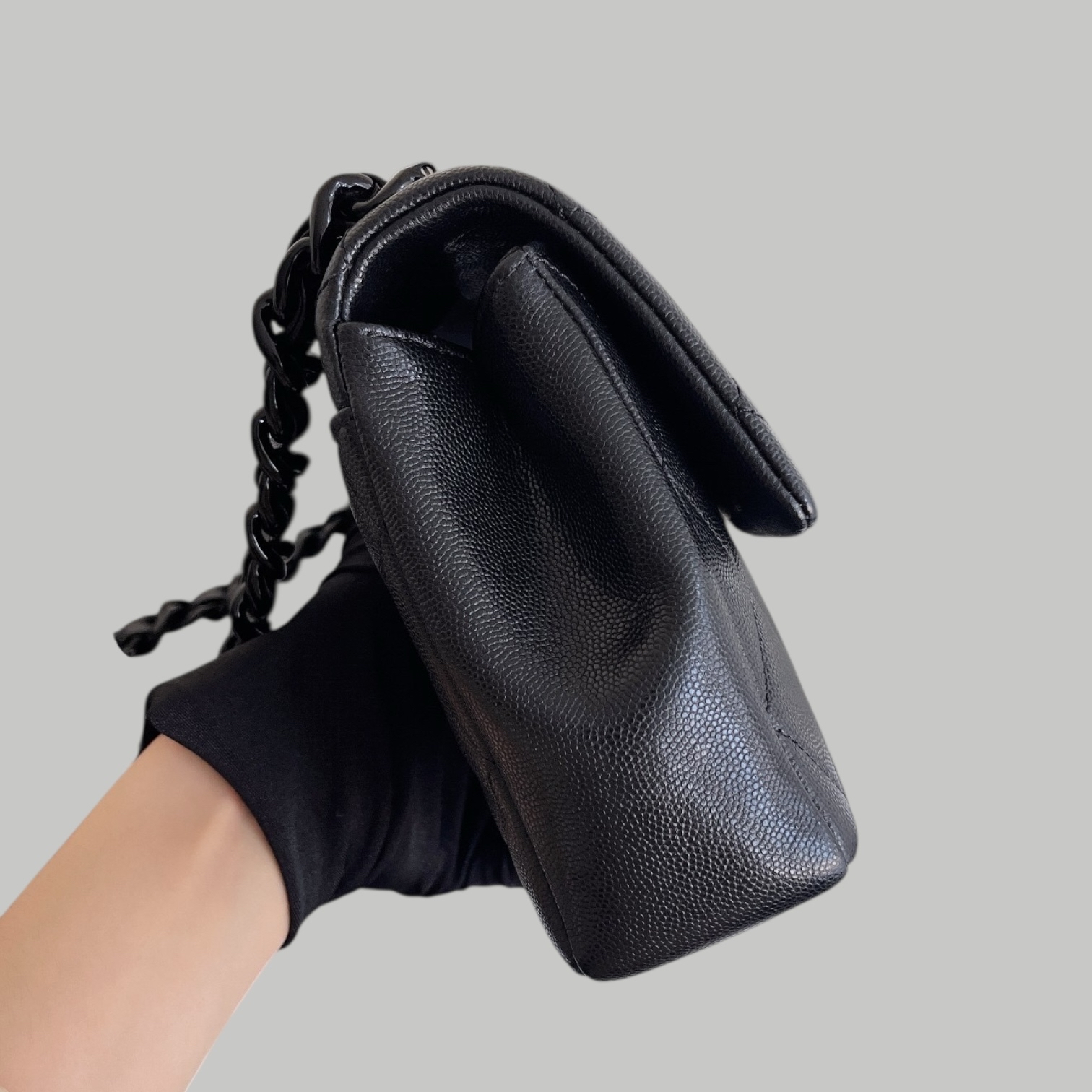 Chanel Caviar so black 