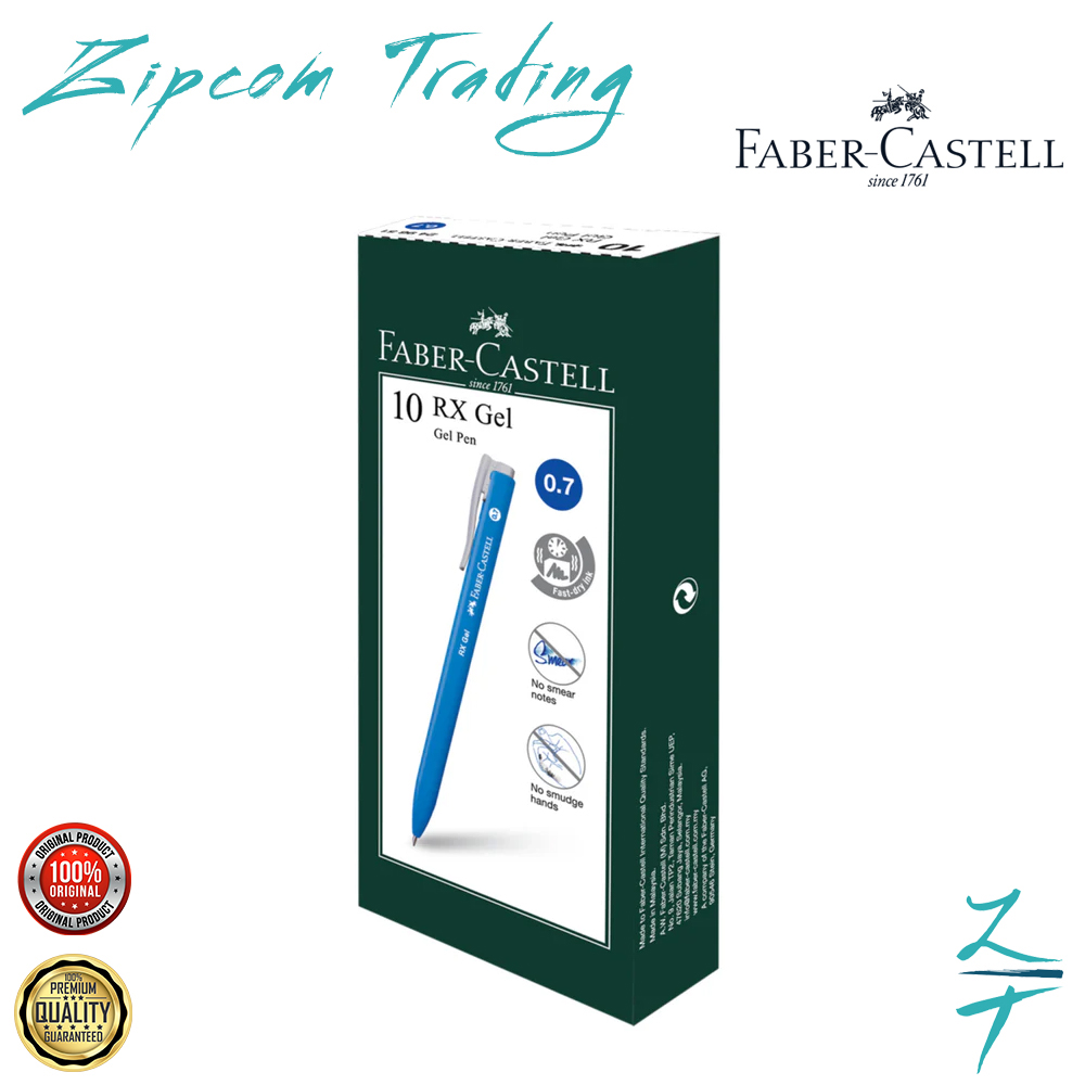 Faber Castell Rx Gel Pen (1 Box - 10pcs)