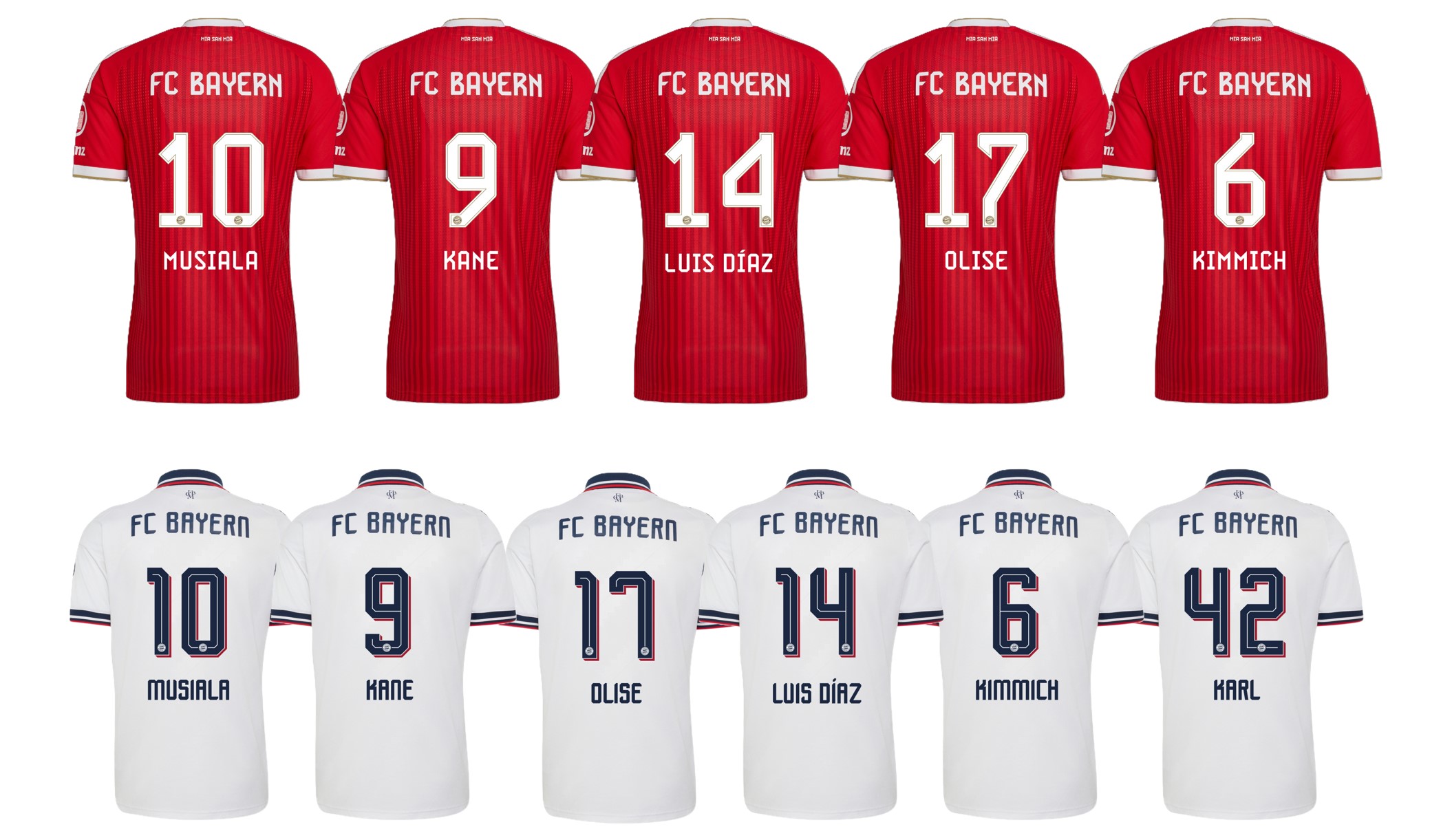 Bayern Munich 拜仁慕尼黑 2026-27 印字 (內有多選，不包球衣)