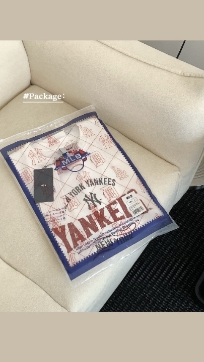 0715 （原版訂製 品質1:1打版 ）MLB 情侣短袖