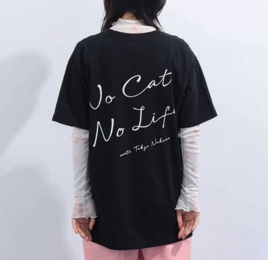  預訂 Beamsboy NO CAT, NO LIFE短袖tee [貨號26A607]