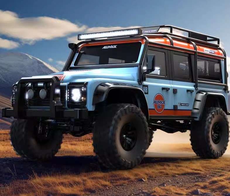 全新 美嘉欣 MJX R/C 1:8 H8H V2 LAND ROVER DEFENDER 路虎衞士 攀爬車 | 機械波箱變速 | 前後差速鎖 | 2.4Ghz 遙控 | 
