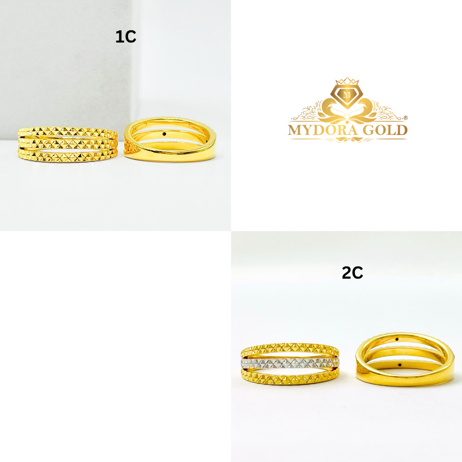 MYDORA Cincin KLCC Pahat 3 Layer (5G) l EMAS 916/22K