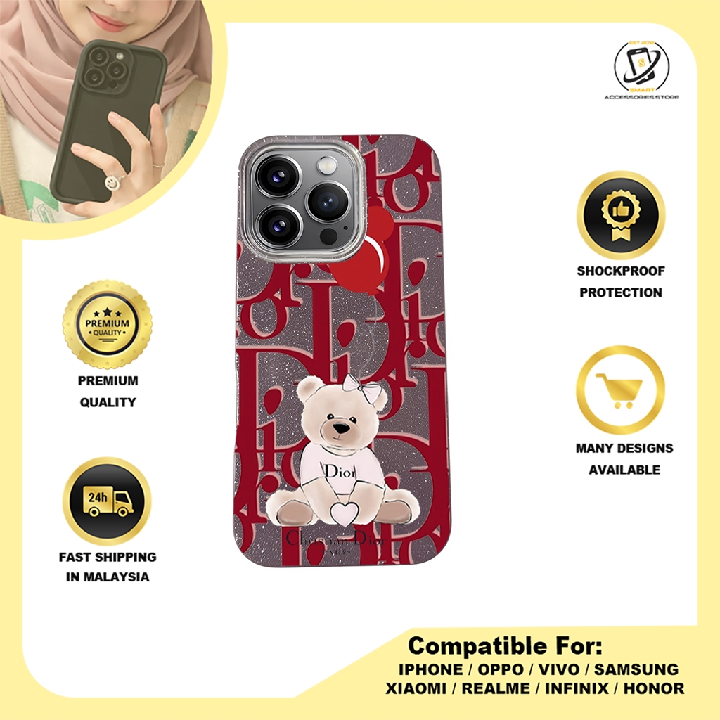 BLING CASE PHONE FOR IPHONE - DESIGN DIOR A