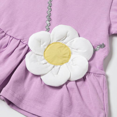 🆕【⭐訂購⭐】🌀 🇯🇵 日本直送 立體花朵🌼手袋剪裁 泡泡袖 上衣［2款選］ 🌀[ELDA-0084][260509]