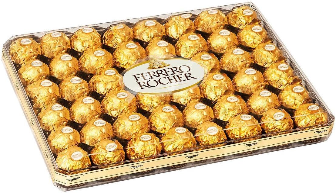 費列羅金莎 (Ferrero Rocher) 巧克力禮盒 大容量 T-48 禮盒