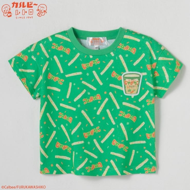 🇯🇵限量預訂 日本直送🇯🇵卡樂B三色蔬菜條滿印短袖T恤