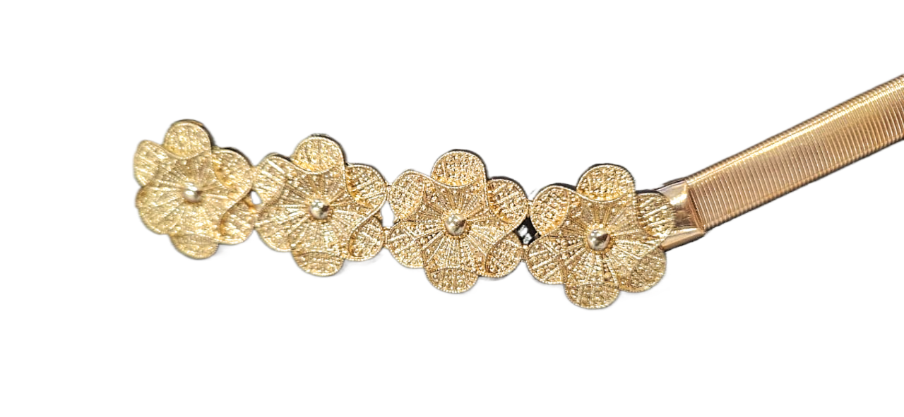 Elegant Style Metal Buckle Skinny Belt 