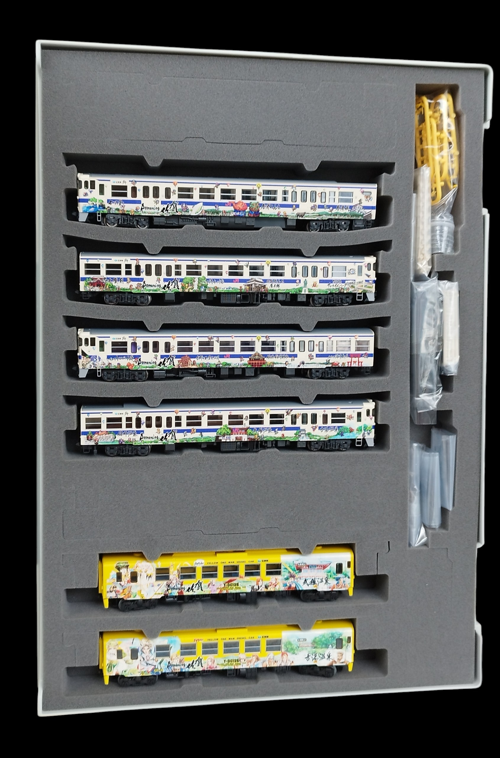 日本 JR キハ47-8000形+Kiha 125 Romancing SAGA 佐賀 六節特別版C （Tomix 98539 Plus)