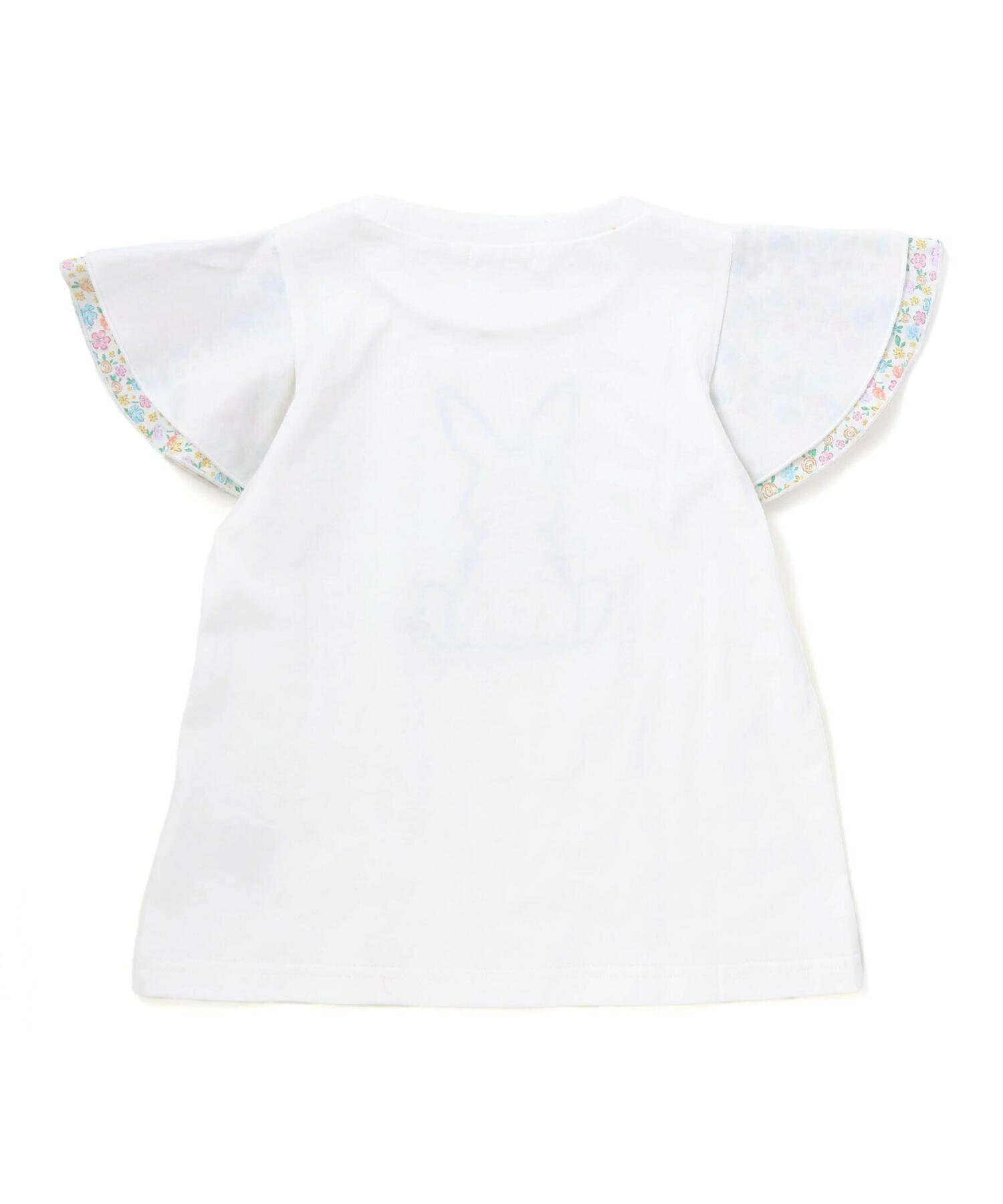 🆕【⭐訂購⭐】🌀 🇯🇵 日本直送 碎花兔仔圖案 飄逸雙層蝴蝶袖 上衣［2款選］🌀[ELDA-0149][260516]