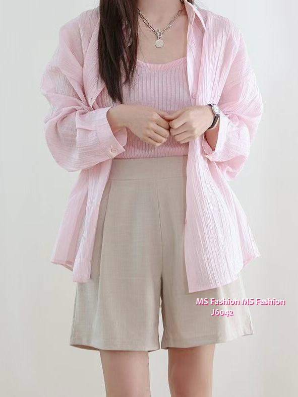 J6042 韓國🇰🇷靚西裝料短褲仔