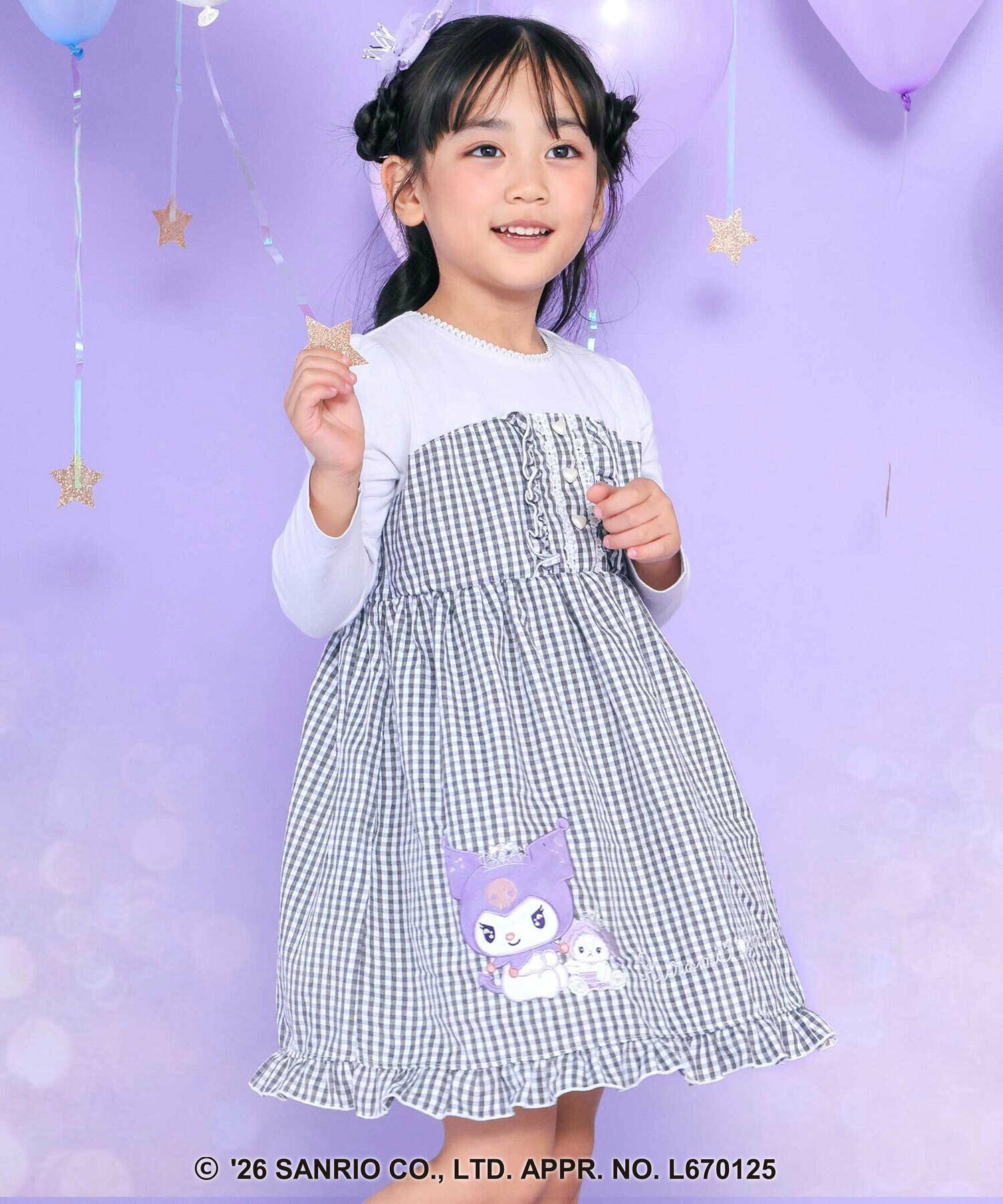 🆕【⭐訂購⭐】日本直送🇯🇵 🌀#Sanrio 星形蕾絲 心型紐扣 鎖邊裙擺 刺繡連身裙［3款選］🌀 [ELIA-0128] [261019]