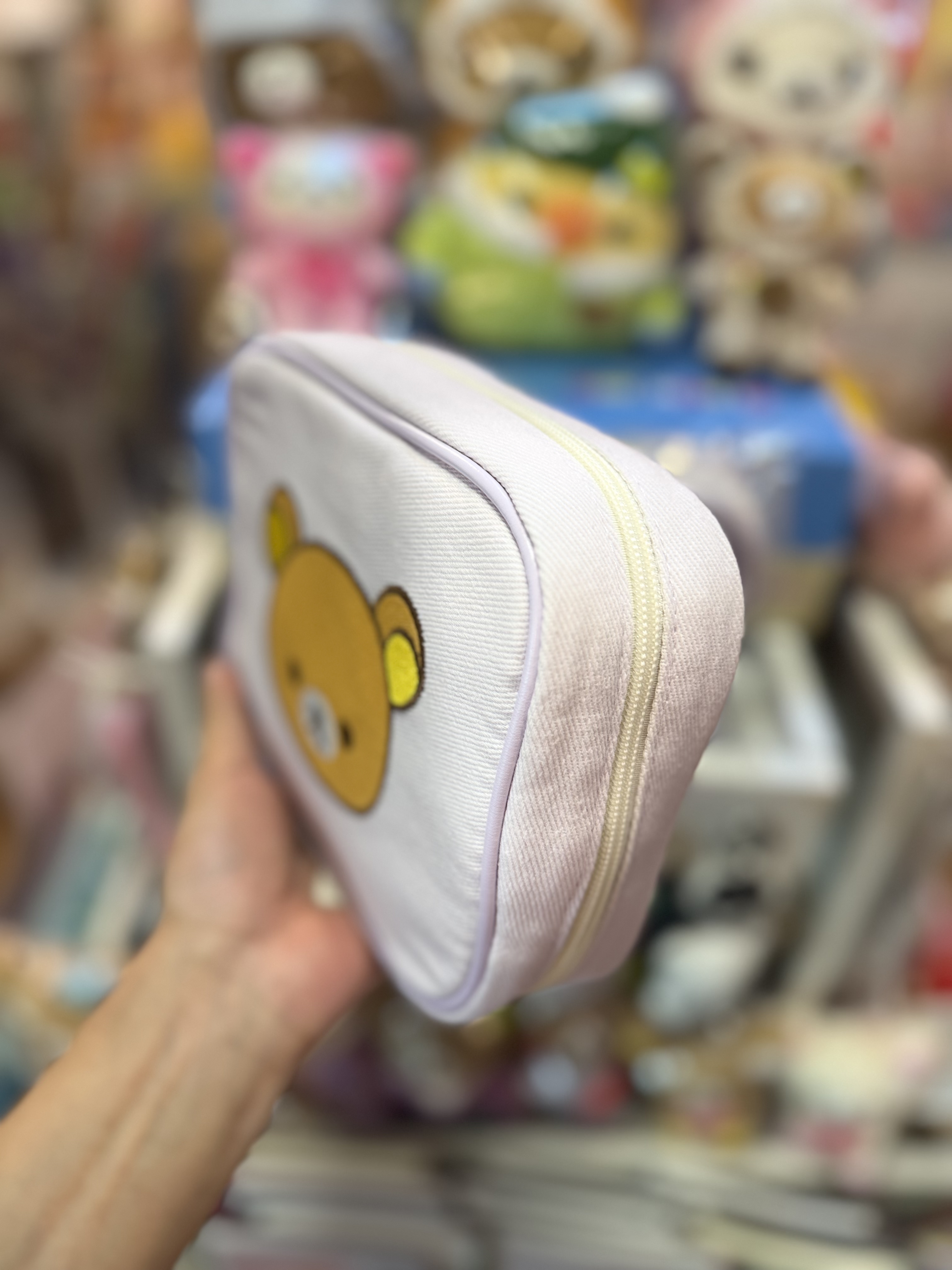 《現貨》全新Rilakkuma瓦瓦貓系列方型化妝袋