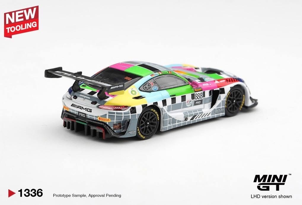 （預訂 Pre Order) Mini GT ( MGT01336-L ) Mercedes-AMG GT3 #888 Mercedes-AMG Team GMR Meguiar´s Bathurst 12 Hour 2025
