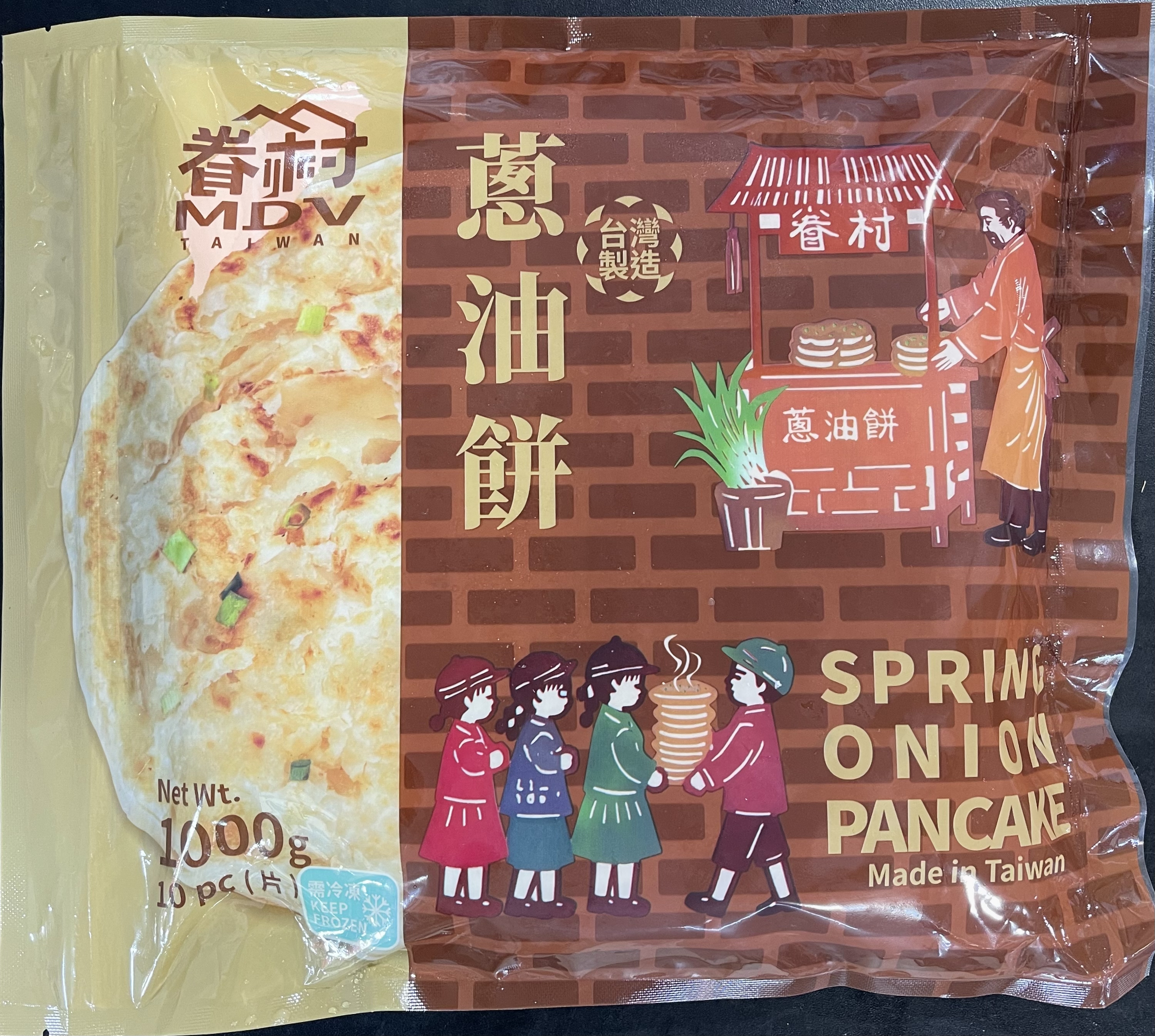 台灣眷村蔥油餅（10片裝）