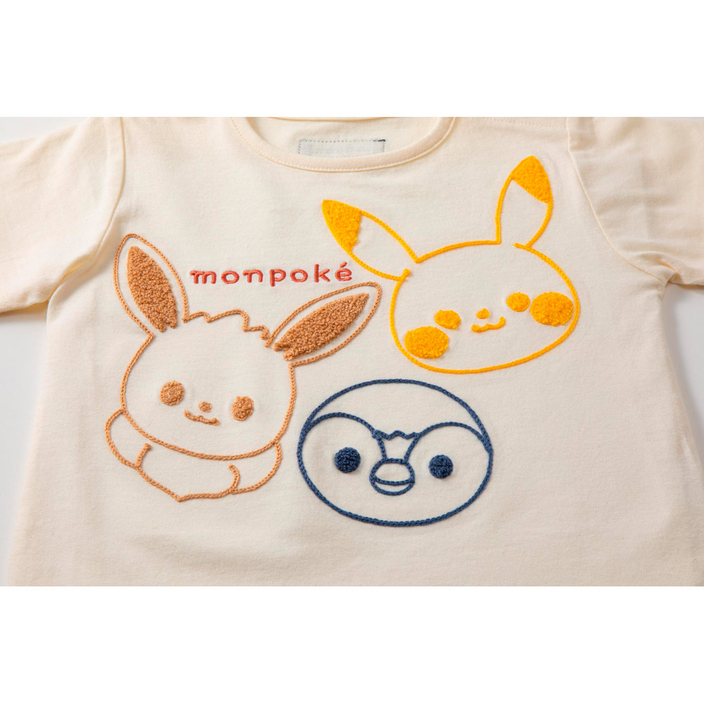 🇯🇵預訂 日本直送🇯🇵Monpoke比卡超人物刺繡短袖連身服