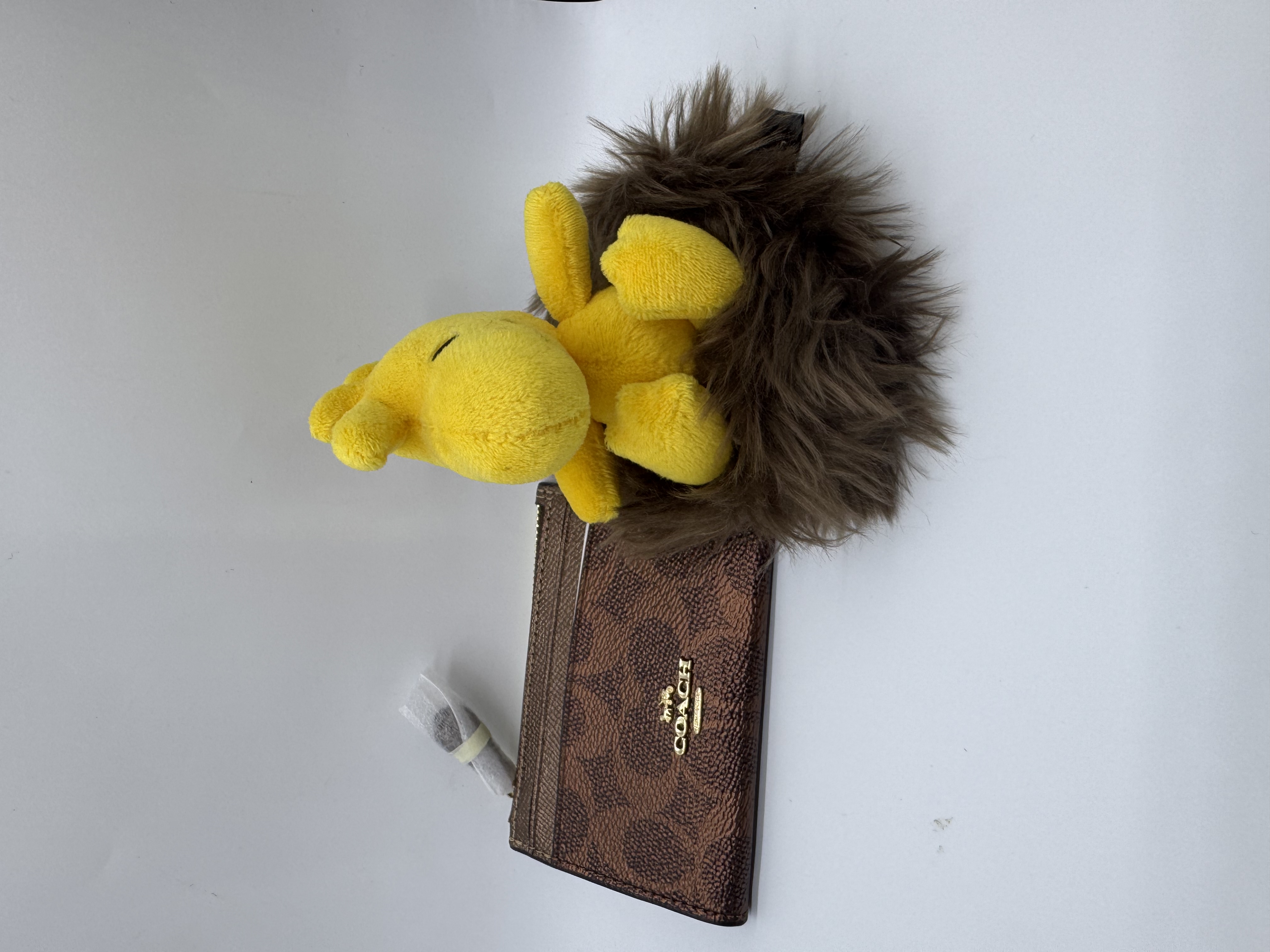 🇺🇸🇨🇦✈️Coach outlet 金屬色signature c pattern 拉鍊匙扣卡包現貨🤎💙 🤎💙🤩🤩