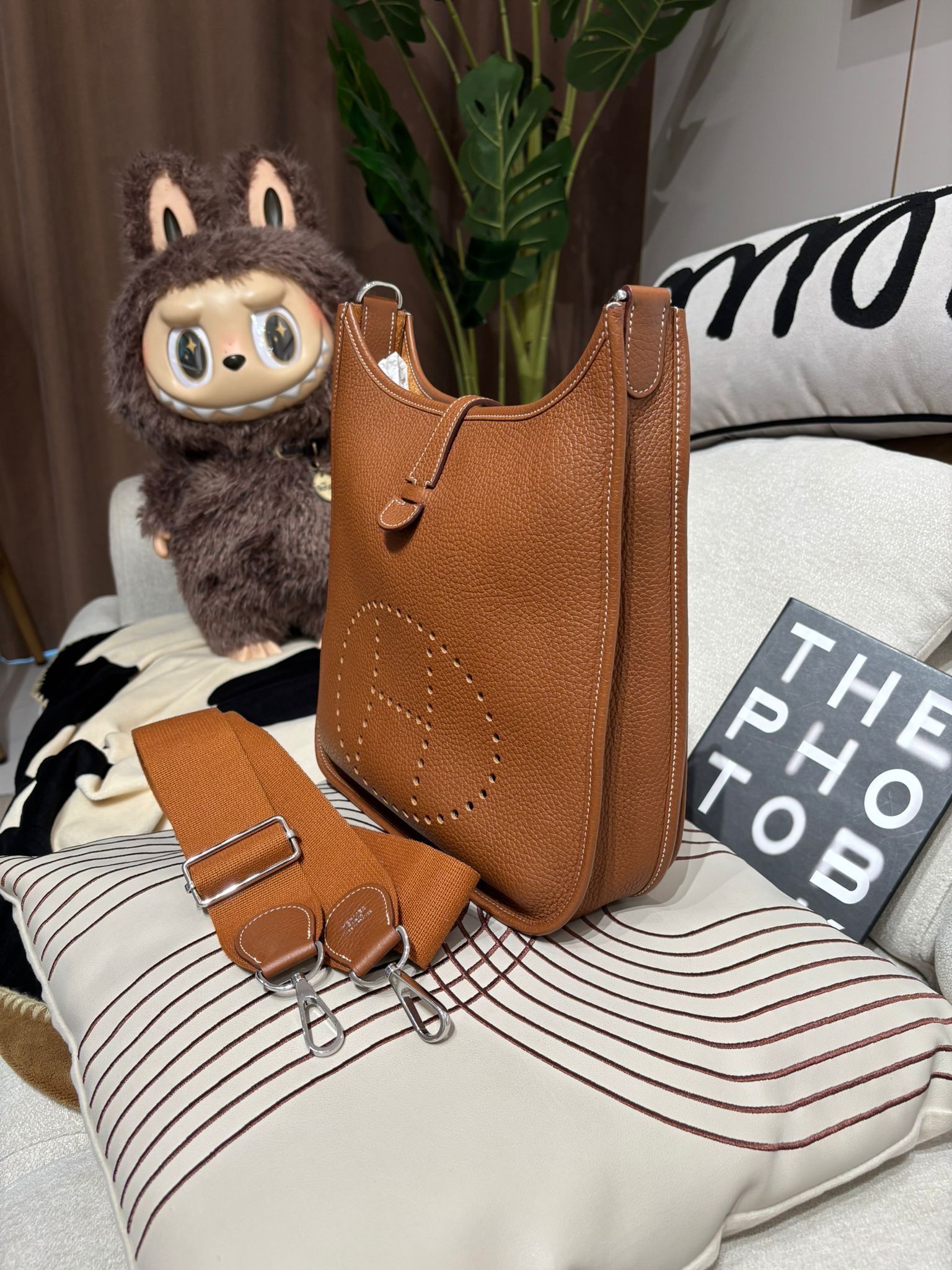 Hermes Evelyne 29 Stamp Z 金棕色銀扣 100%Authentic, 