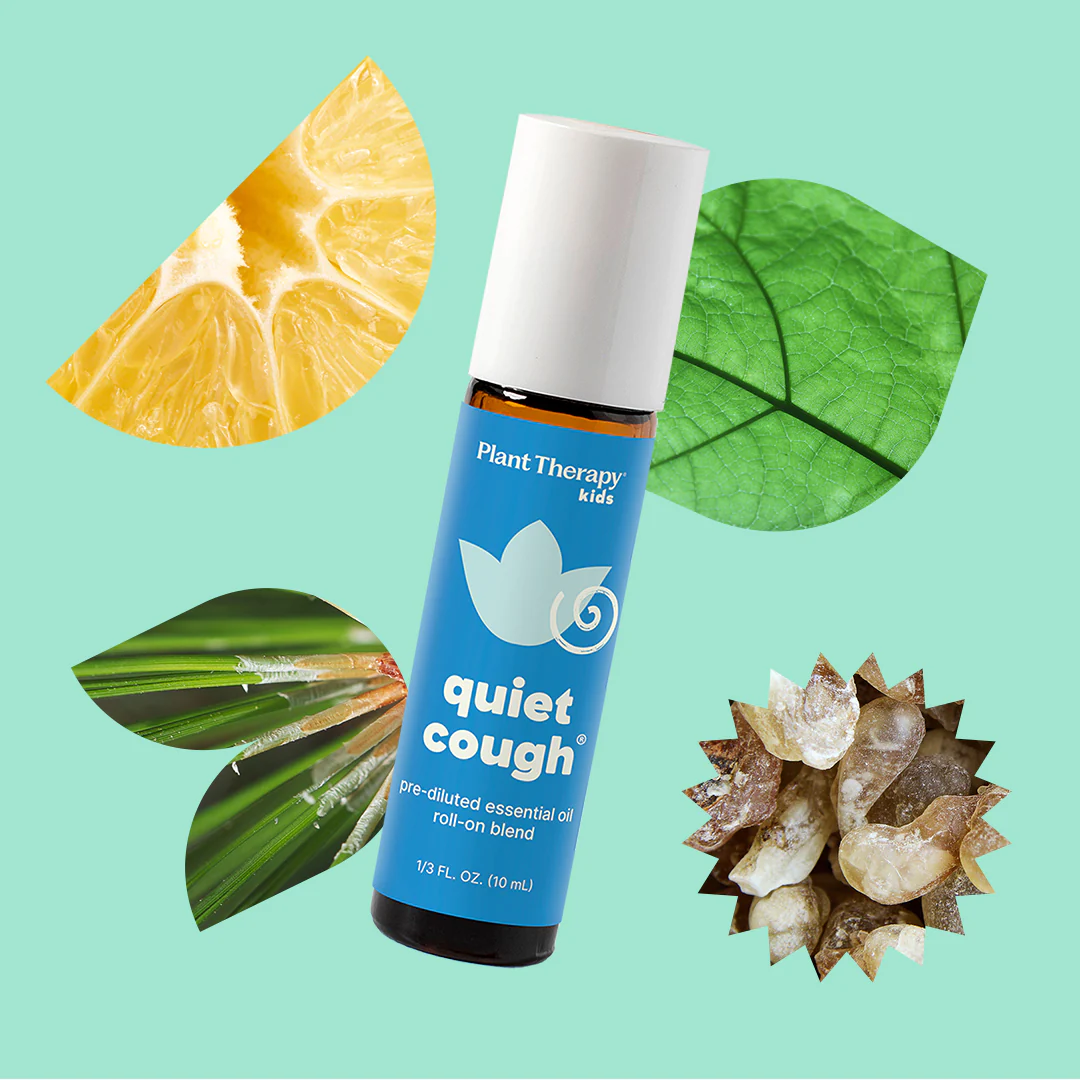 Quiet Cough Essential Oil Prediluted Roll-on  停止咳嗽複方預先稀釋滾珠精油 10 ml（Kidsafe 兒童安全)