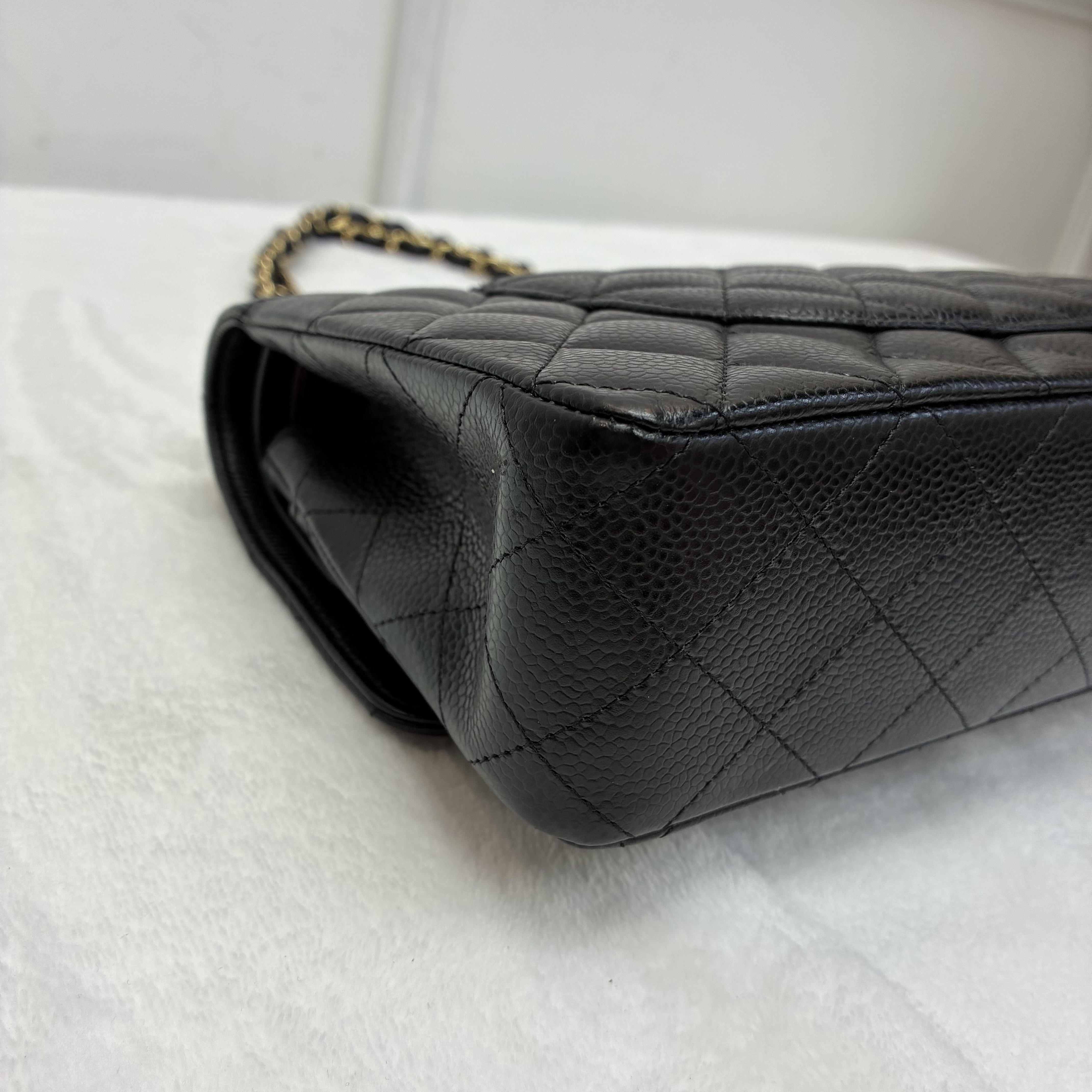 Chanel CF牛皮荔枝紋
