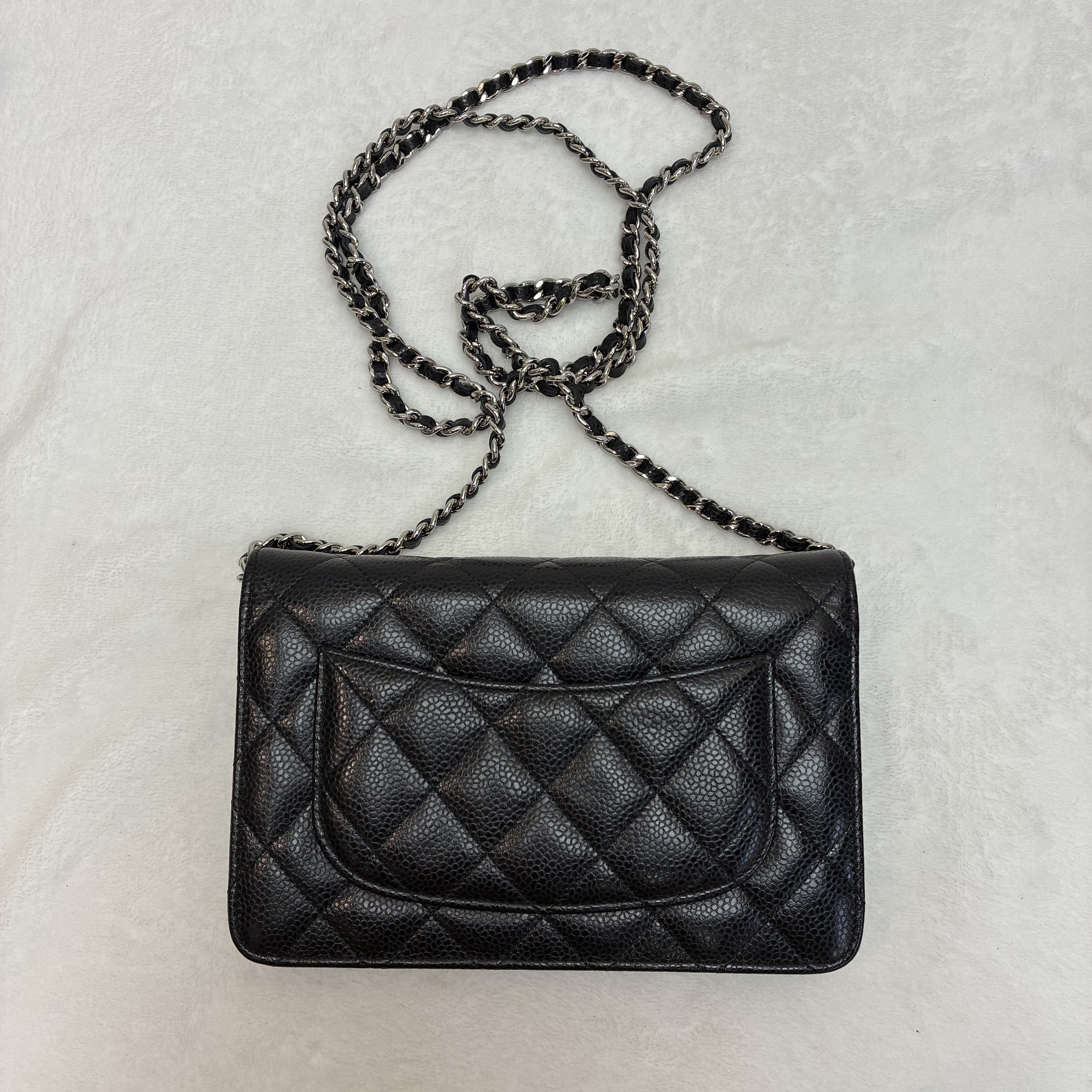Chanel WOC 荔枝紋牛皮黑色經典🖤