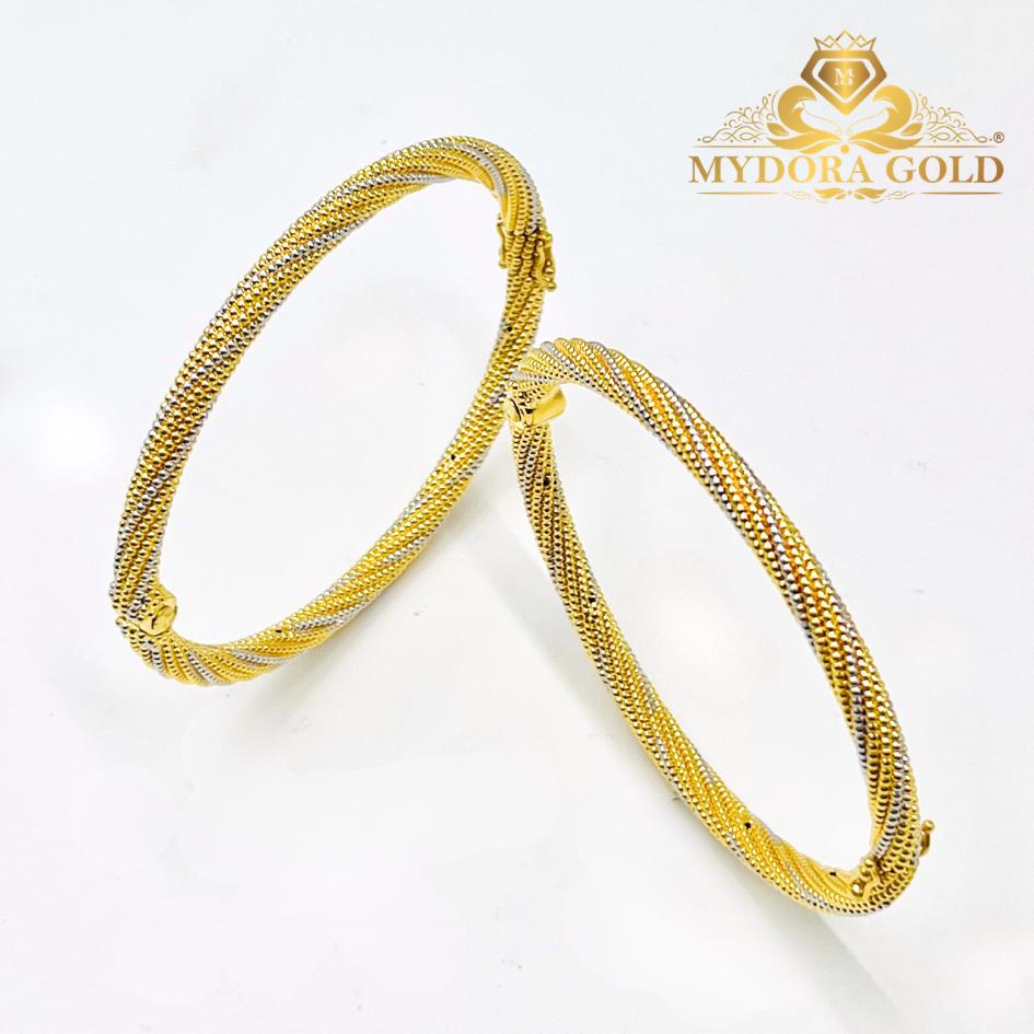 MYDORA Gelang Pintal Jagung | Emas 916/22k
