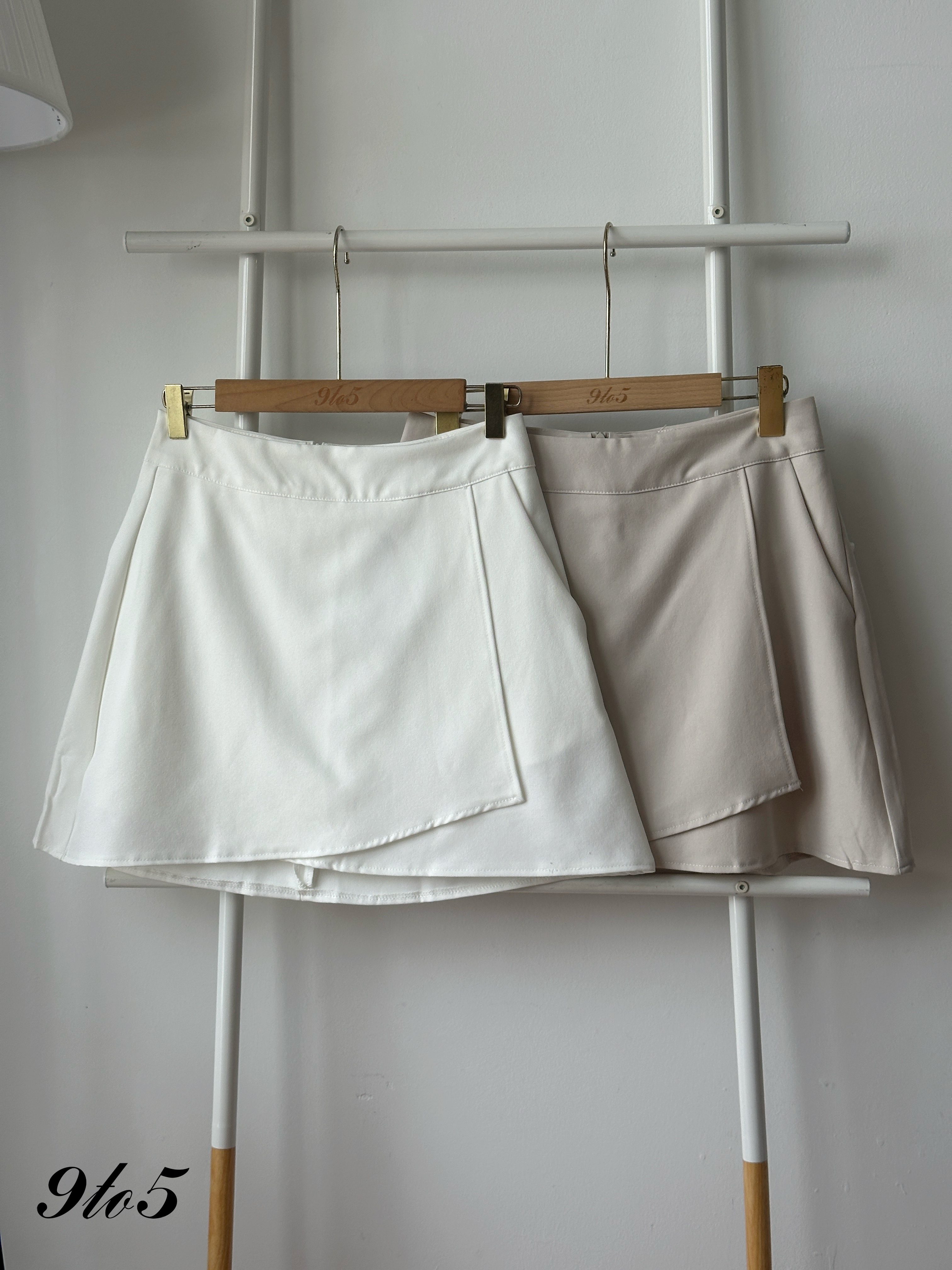 S1975 A Line Wrap Short Skort - 3 Colors
