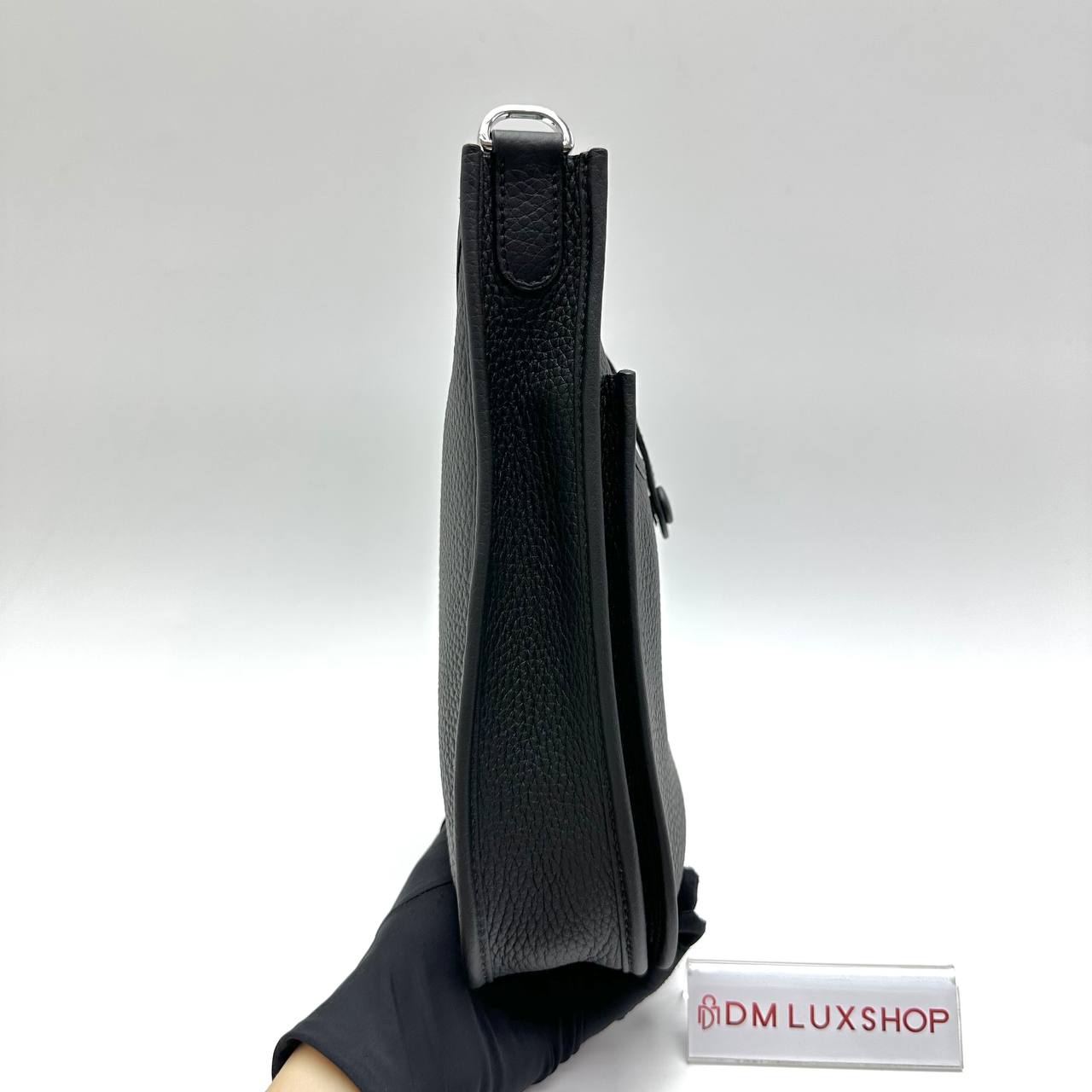 Hermes Black Clemence Evelyne 23 PHW (Stamp G, Y: 2026)