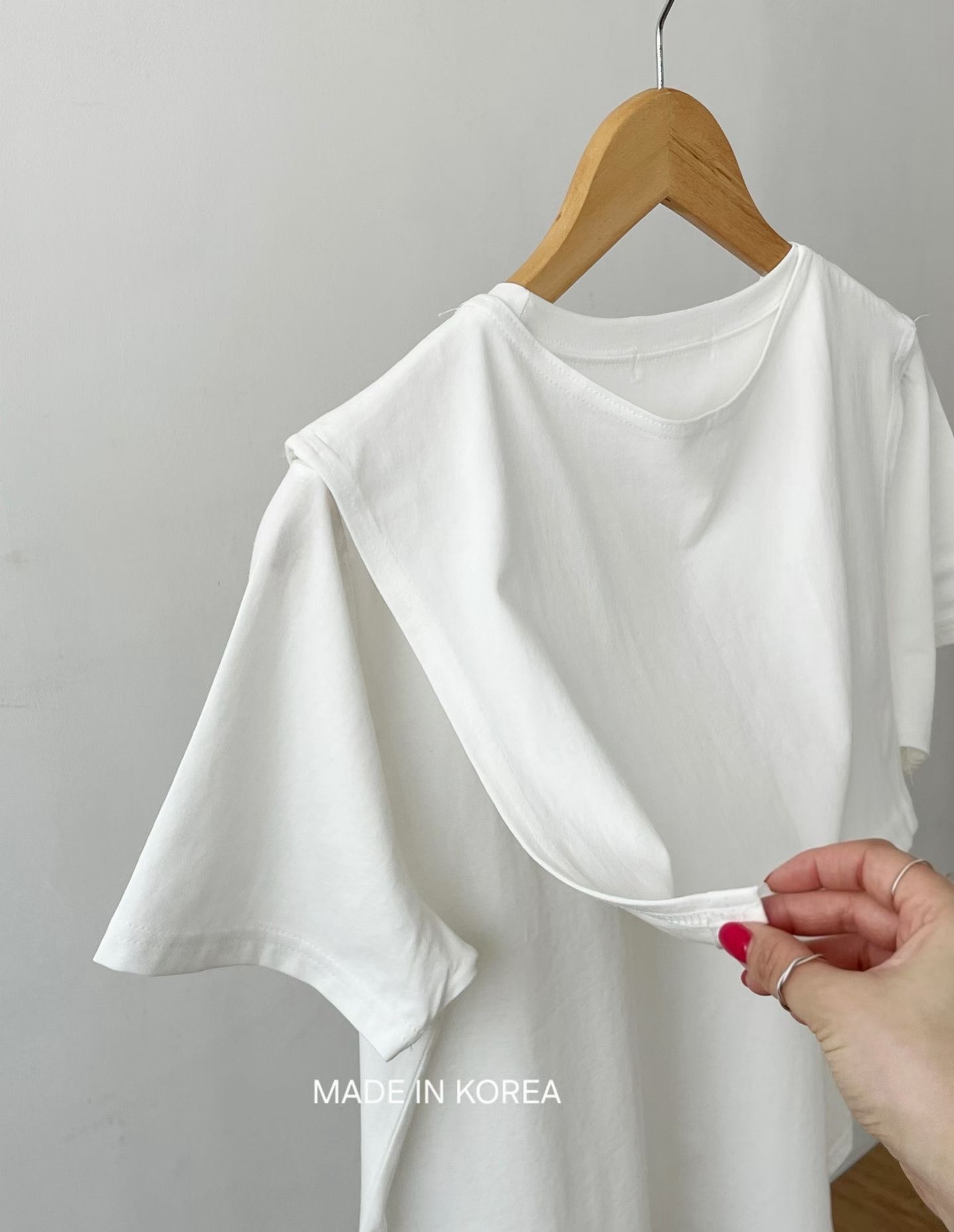 G6226 韓國🇰🇷Tee+披肩Set