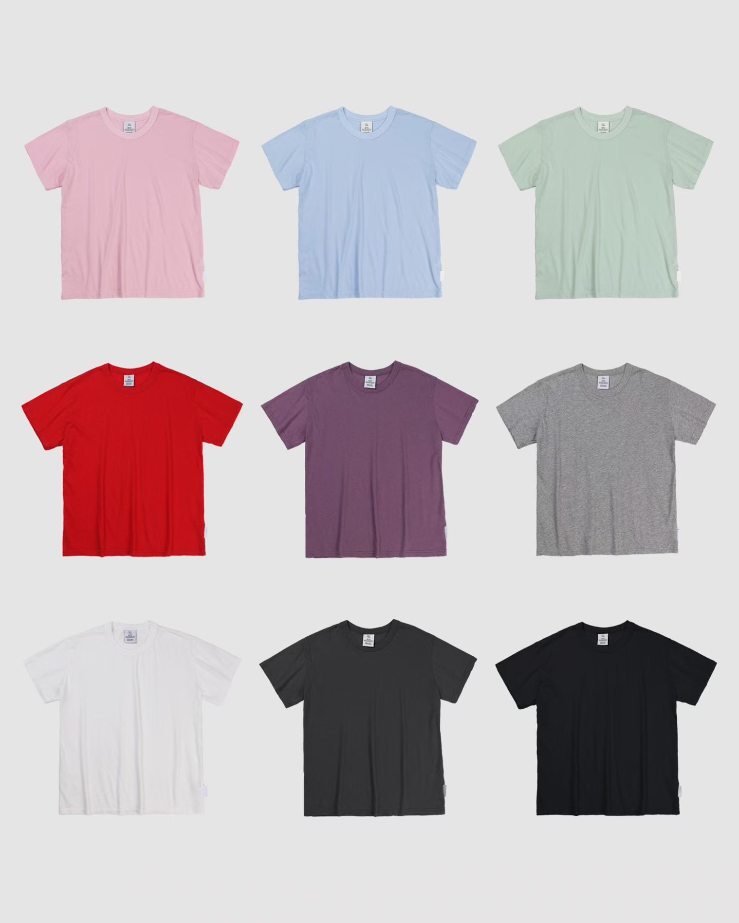221397 洗水淨色Tee