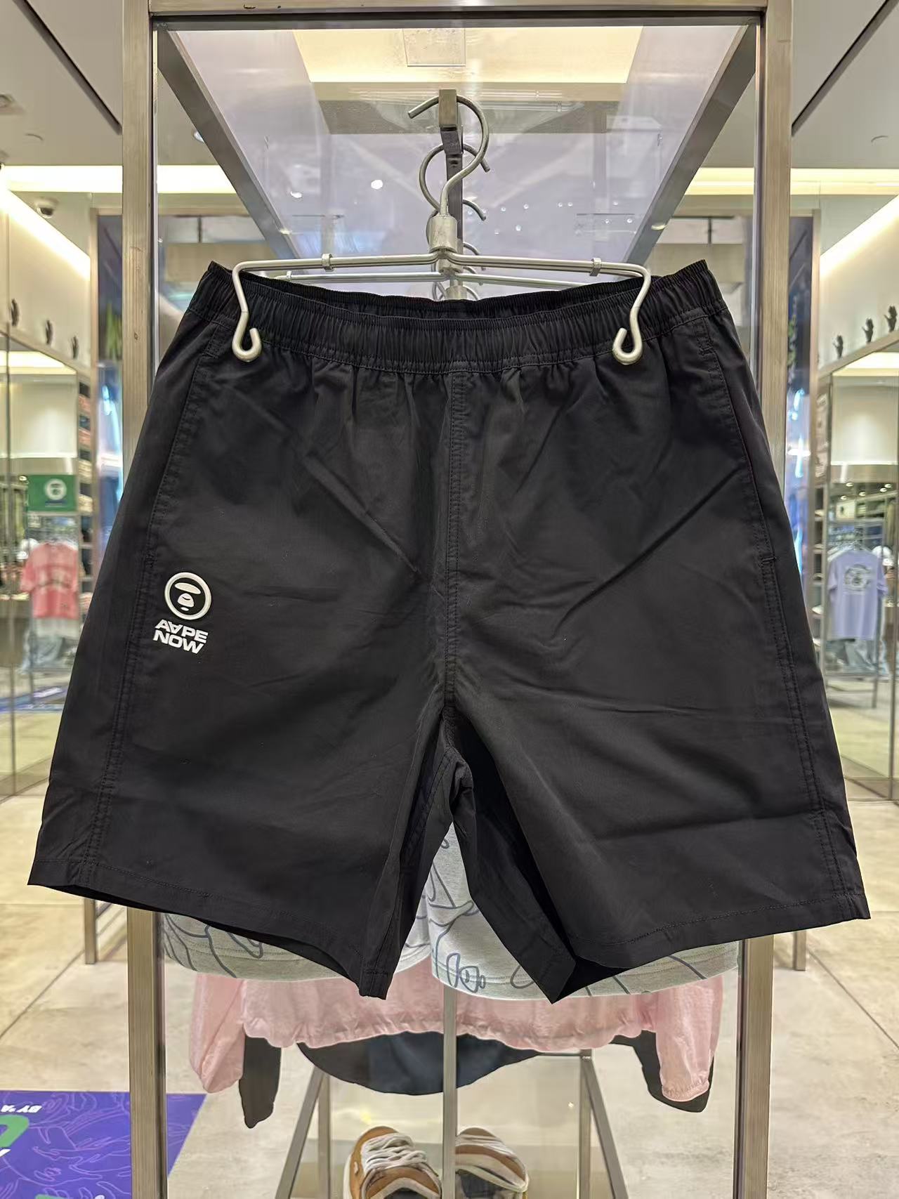 AAPE AAPENOW moonface shorts (C682)