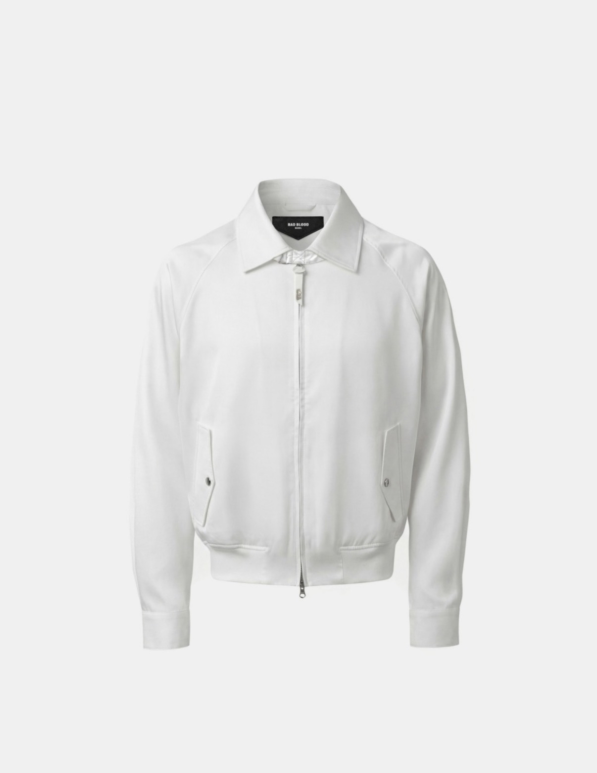 BADBLOOD [w-jkt26-043] Contour Lightweight Bomber Shacket - White