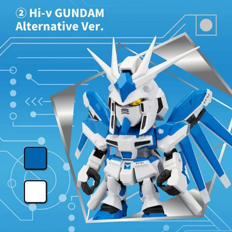 (行版) Bandai QMSV mini 盲盒 Hi-Nu Gundam Hi-ν 高達 (原盒8個) 