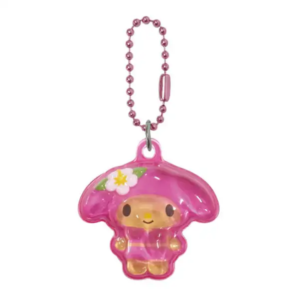 Sanrio 滴膠迷你掛件 黑皮夏威夷風 My Melody 