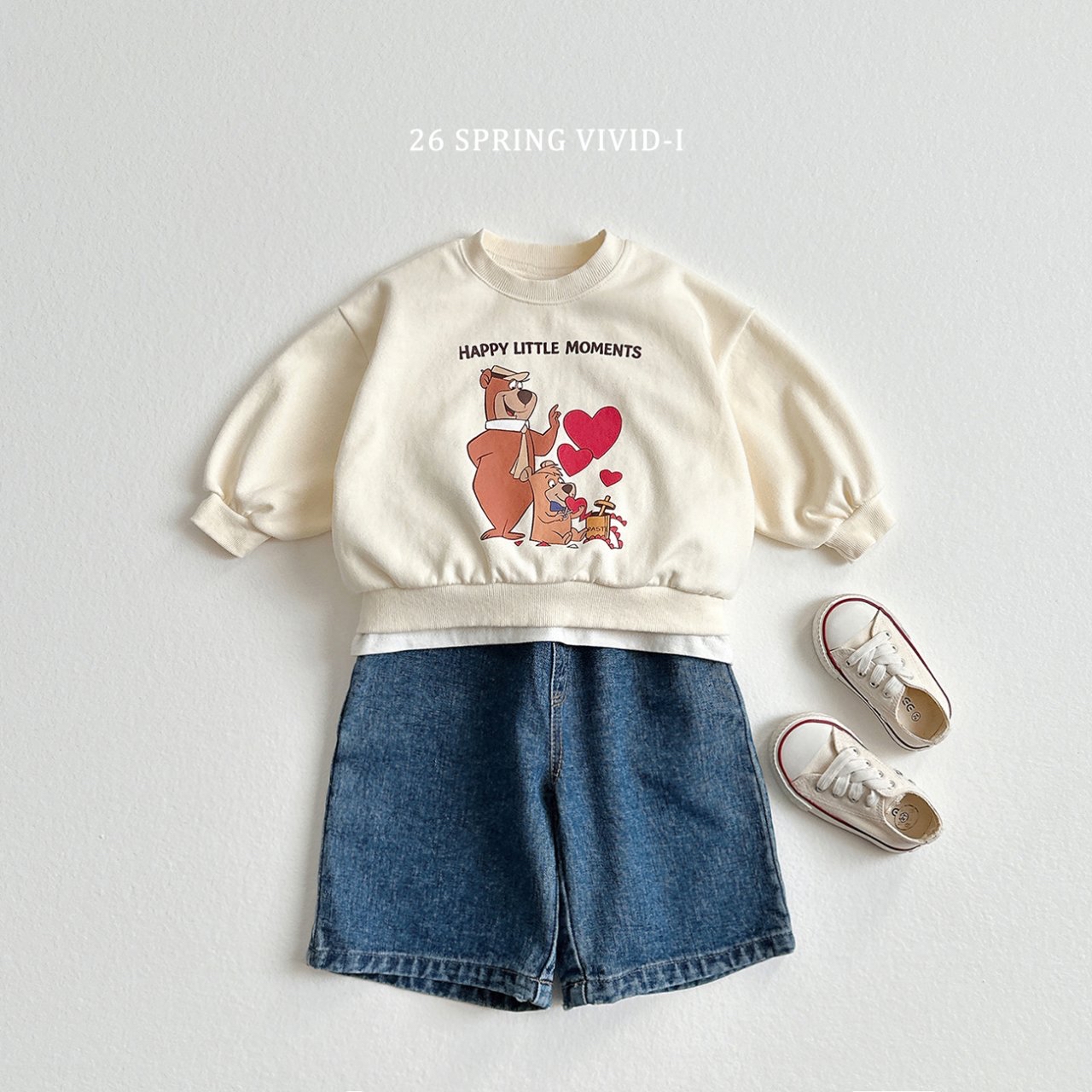 🌸預訂 韓國直送🌸🇰🇷VIVIDI寬版八分闊腳牛仔褲