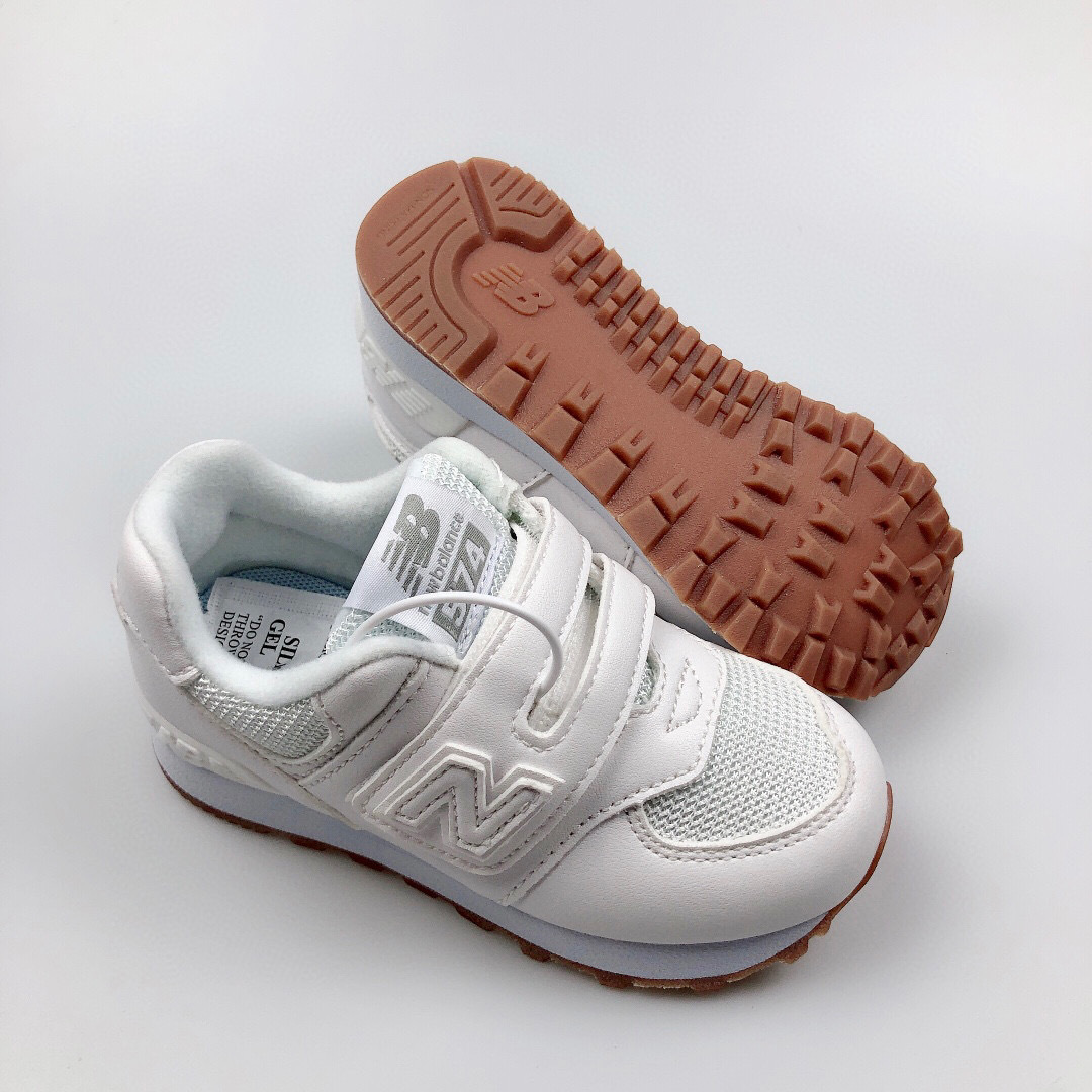 預訂款 NB574 兒童休閒鞋 白色 