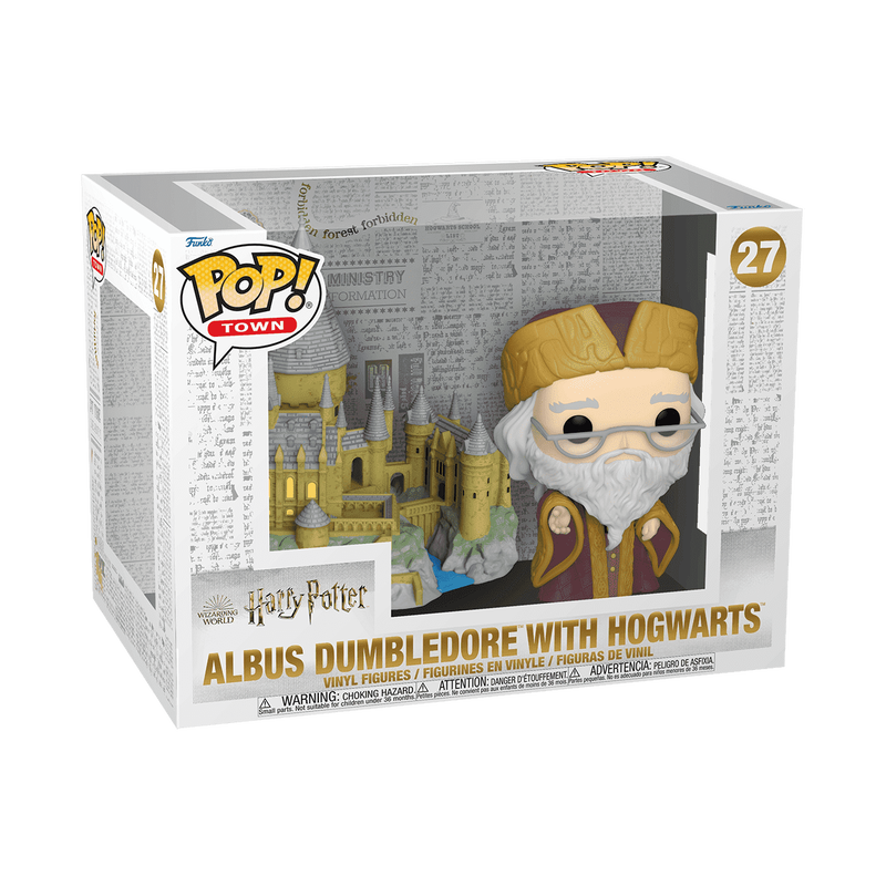 📦訂購 美國代購 Funko POP! Harry Potter Town Albus Dumbledore with Hogwarts Figure 哈利波特 模型