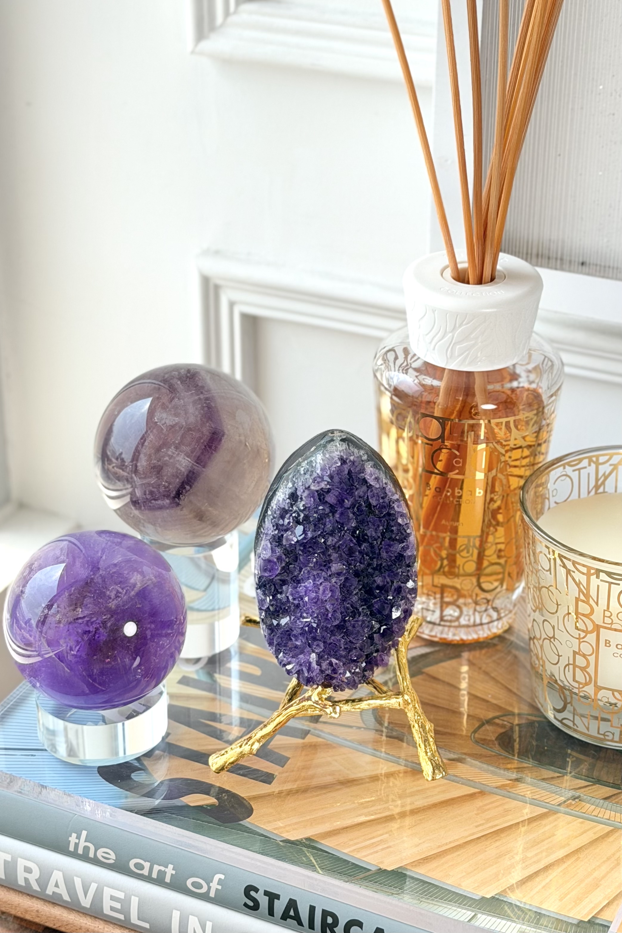 ༒ 10cm 紫水晶 晶牙蛋༒ AM.5002C2JGAA8-RA27*5EN