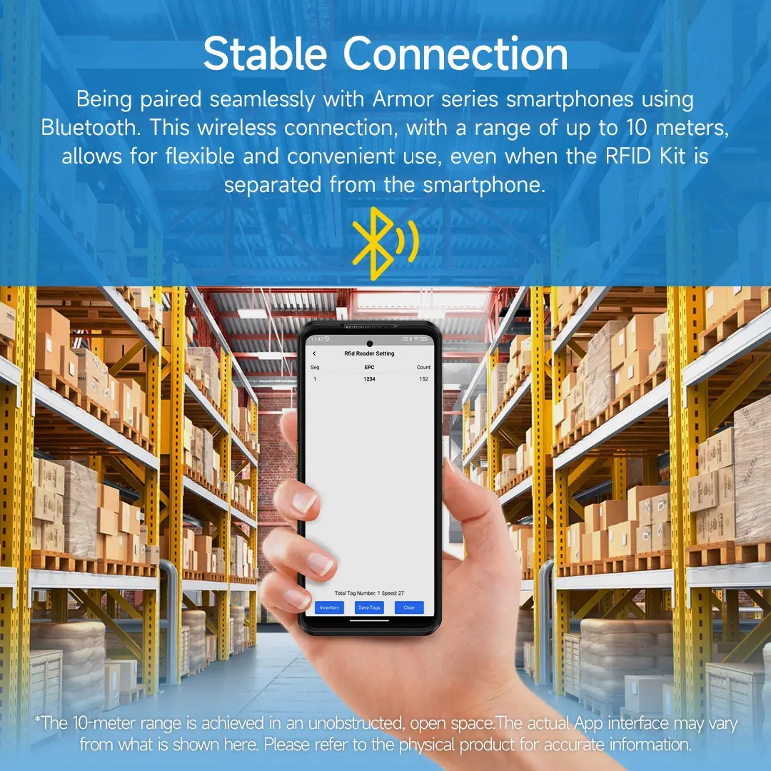 Ulefone UHF RFID Tag Reader 標籤讀取器