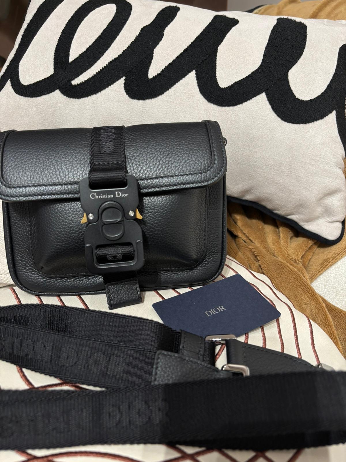 Dior Gallop mini Shoulder Bag Grained calfskin 100%Authentic, 98%New ✅Dust bag ✅Box