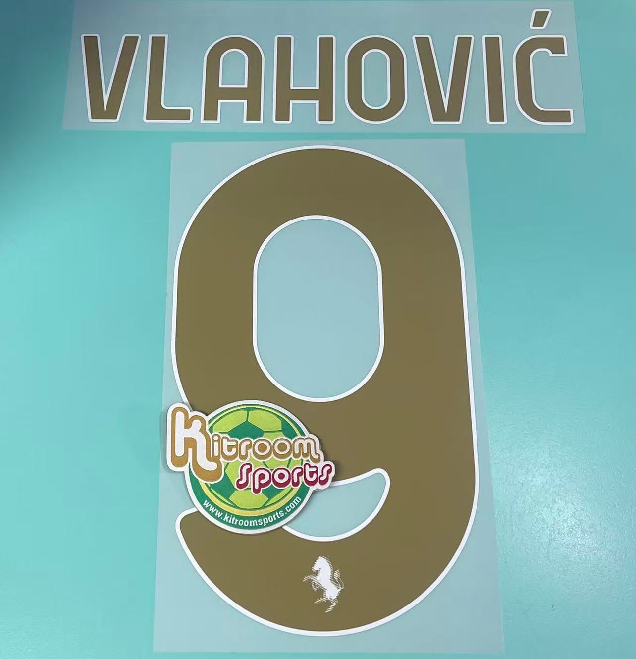 2024-25 Juventus 3rd Nameset #9 VLAHOVIC
