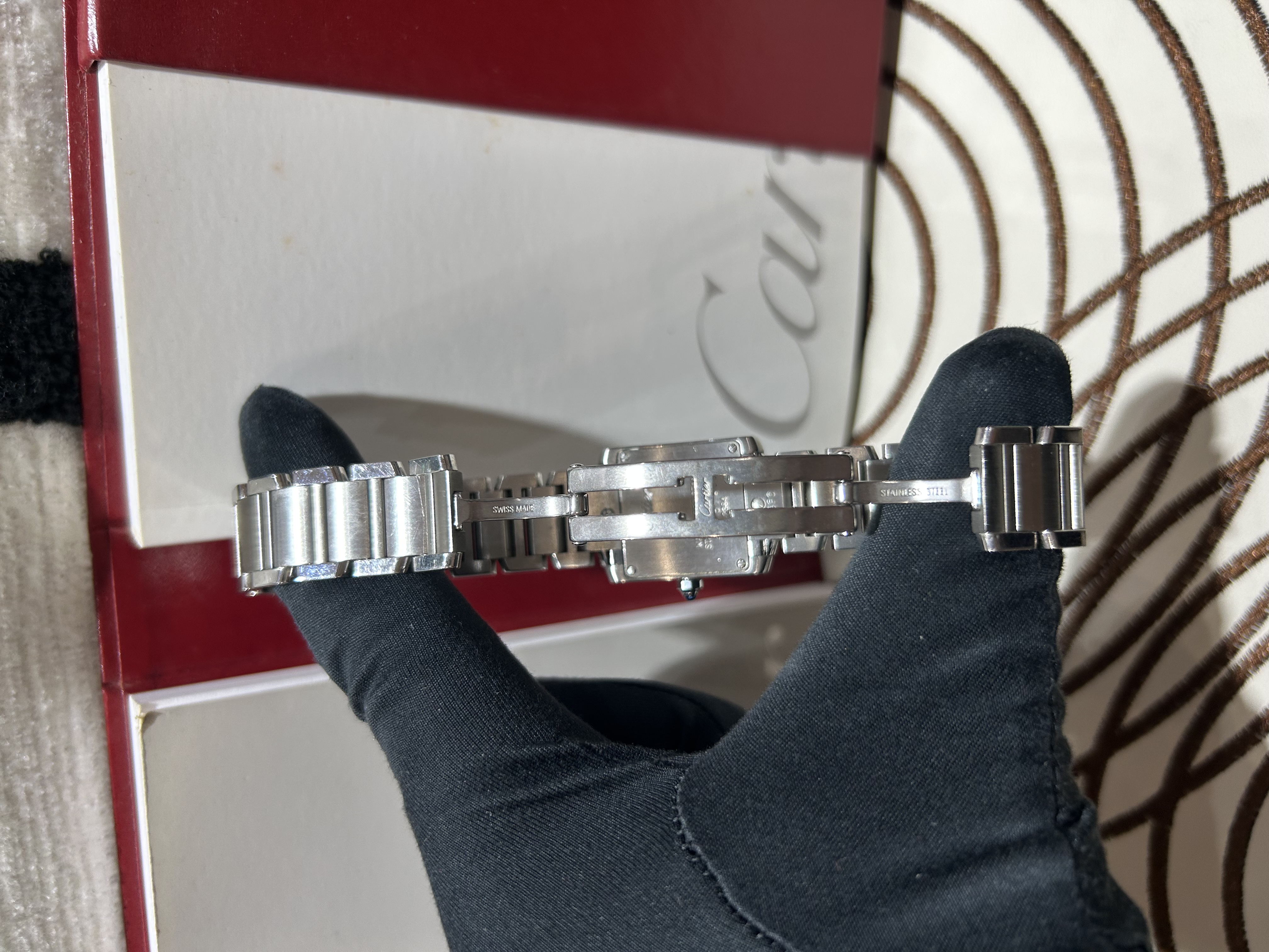 Cartier Tank Francaise Watch 小型款 100%Authentic, 95%New ✅00證書✅Booklet