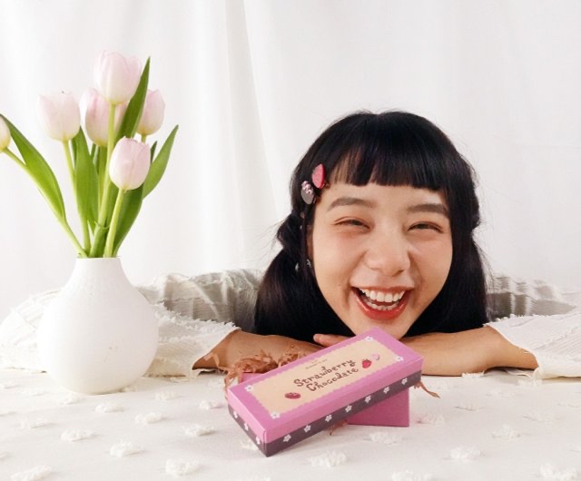 草莓朱古力髮夾 鴨嘴夾禮盒組