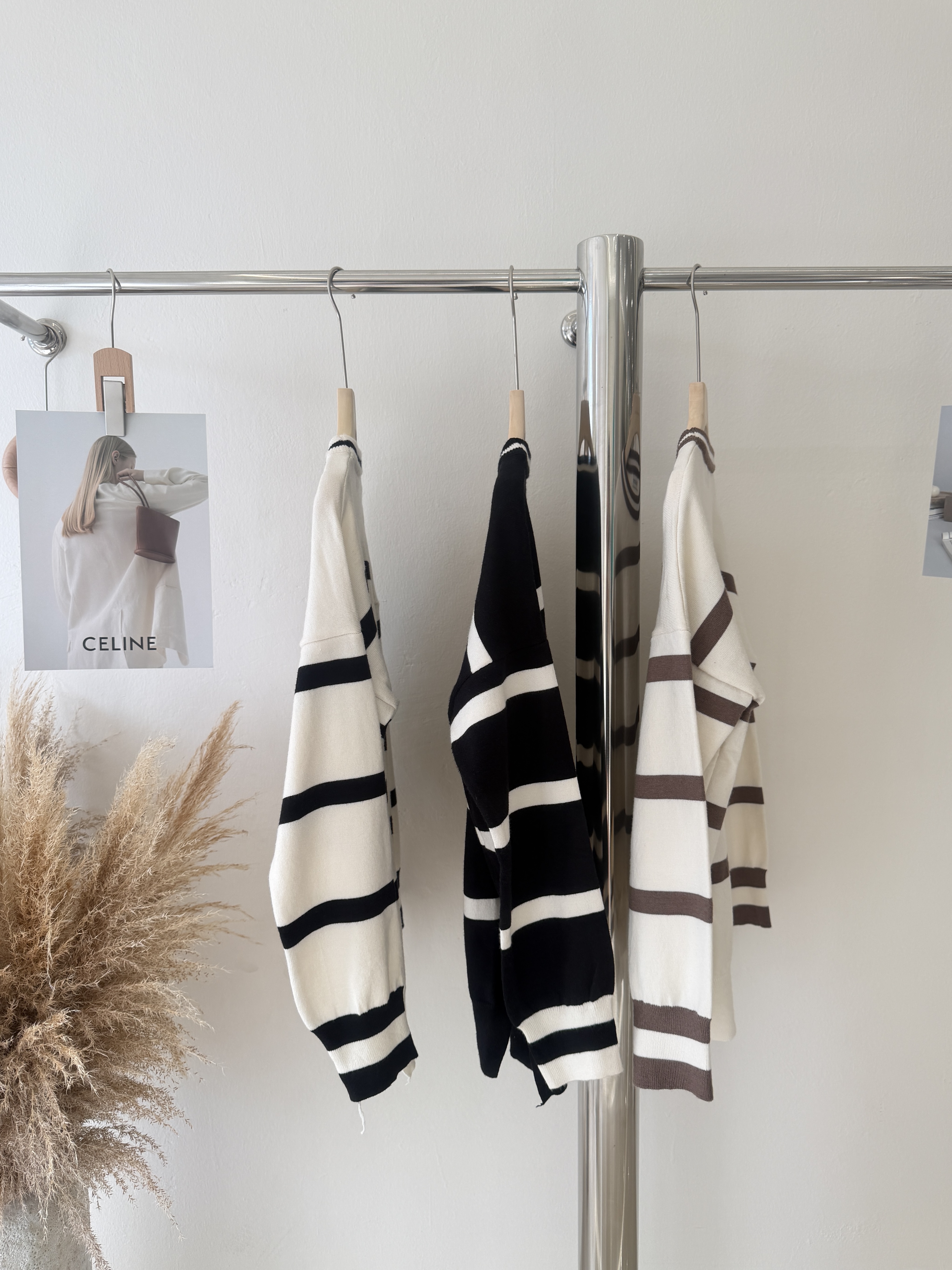 6512 韩系条纹针织长袖